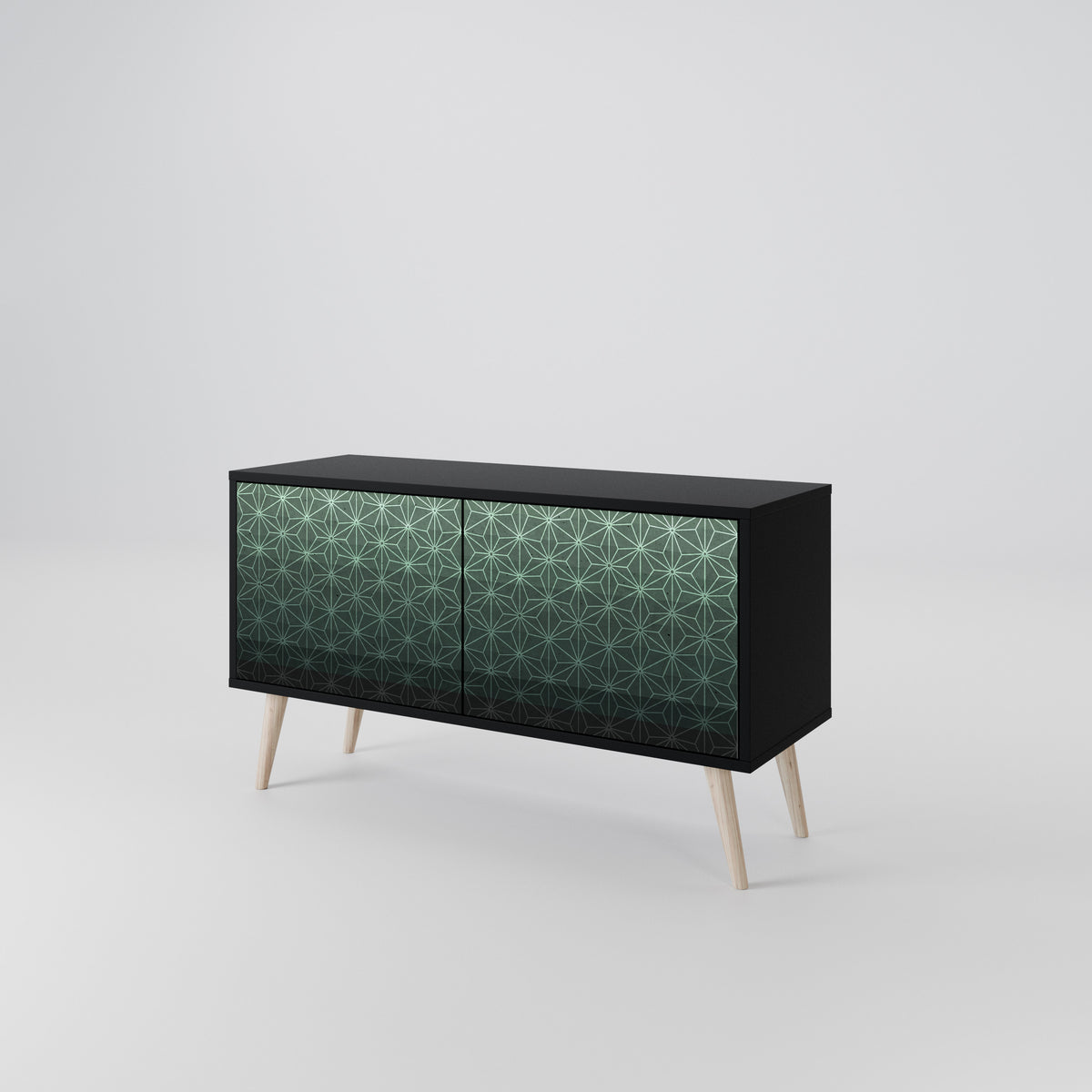 ORNAMENTAL GLIMMER Kompaktes 2-türiges TV-Lowboard