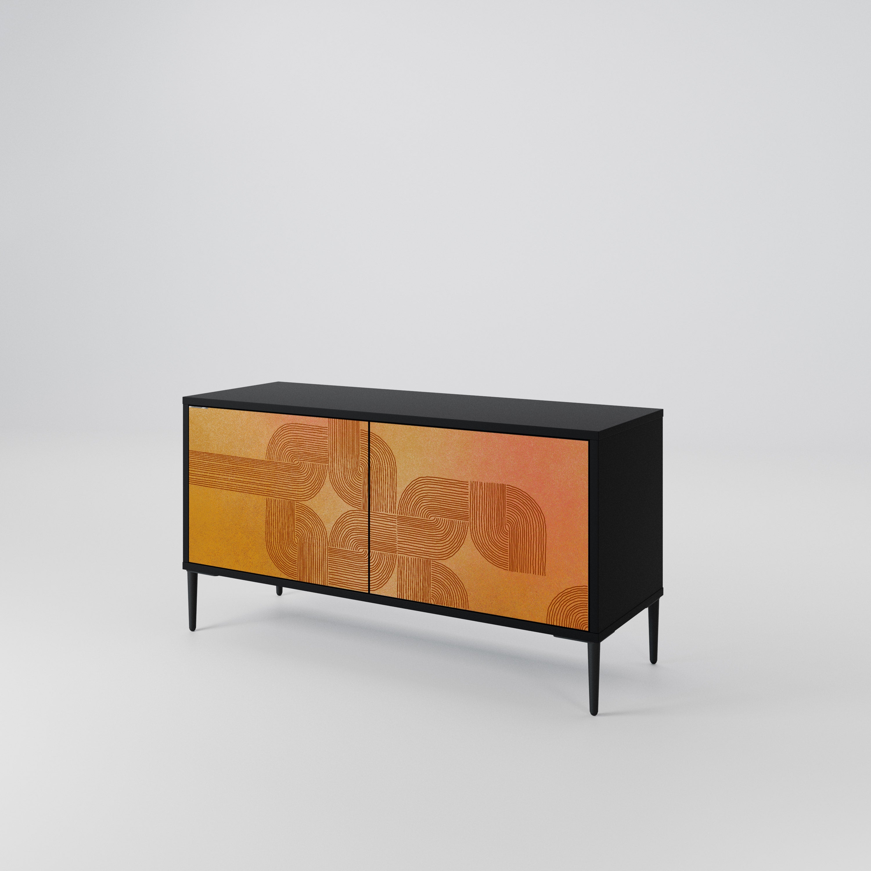 STRENGTHENING RELATION Mueble de TV Compacto de 2 puertas