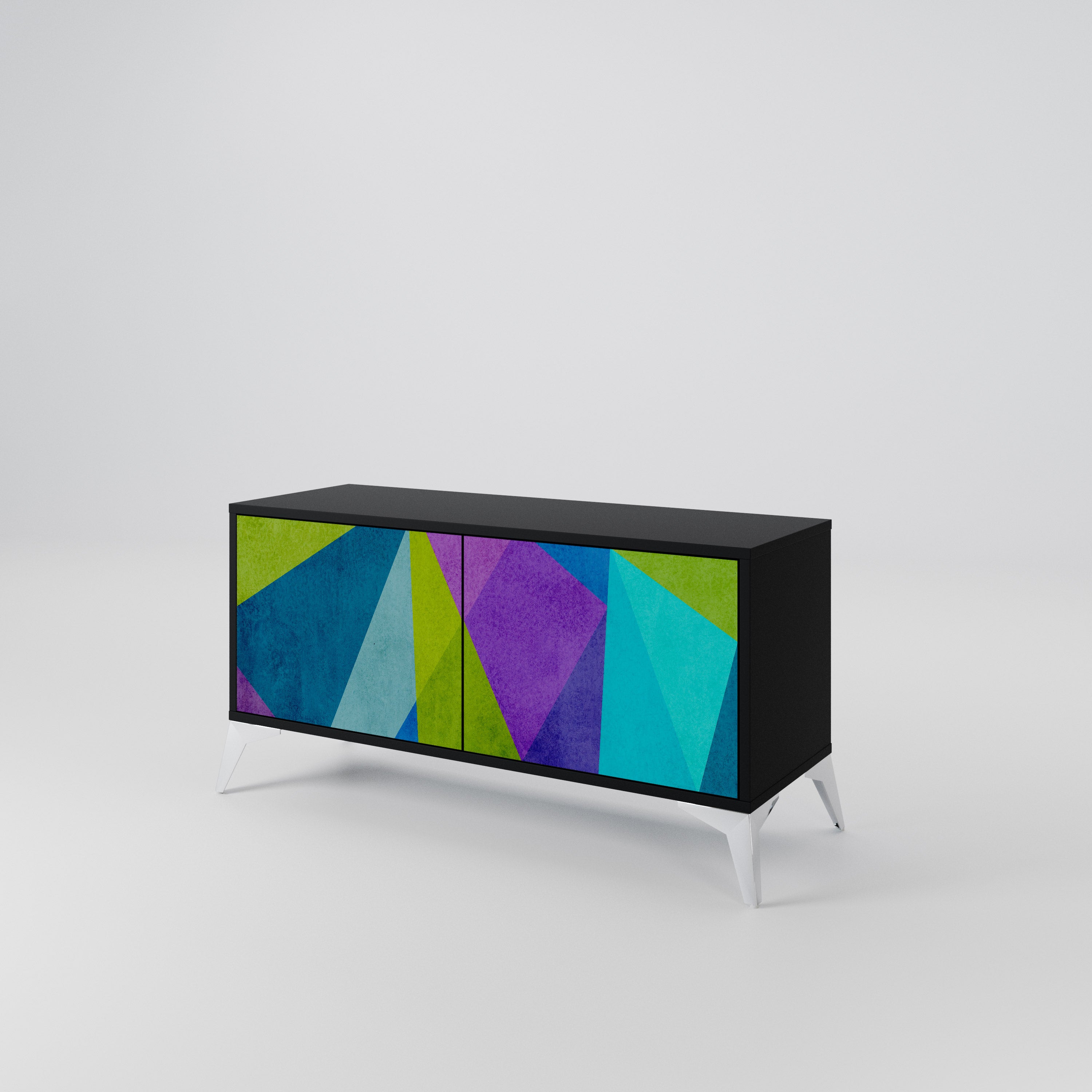 COLD SHOWCASE Mueble de TV Compacto de 2 puertas