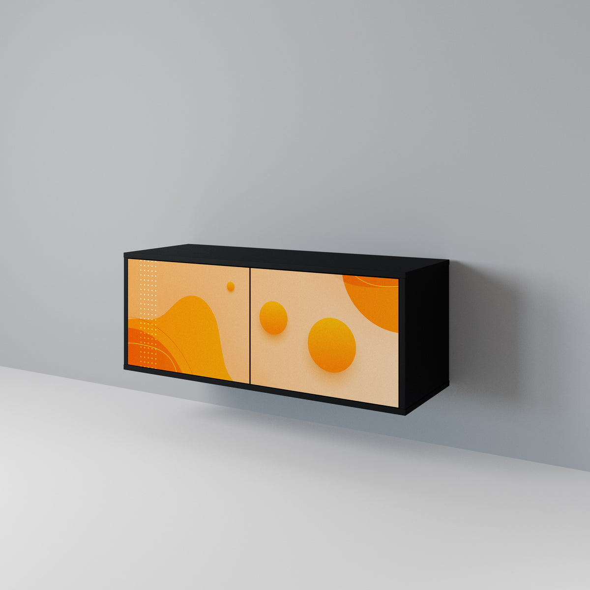 ORANGE ARRANGEMENT Συμπαγές έπιπλο τηλεόρασης 2-θυρών