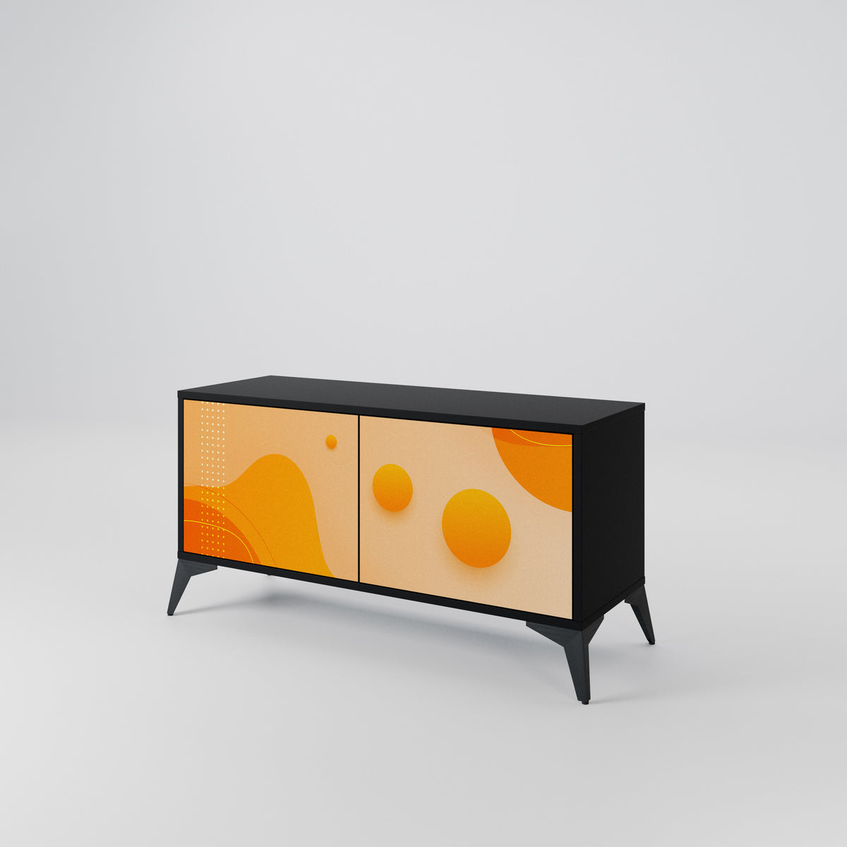 ORANGE ARRANGEMENT Συμπαγές έπιπλο τηλεόρασης 2-θυρών