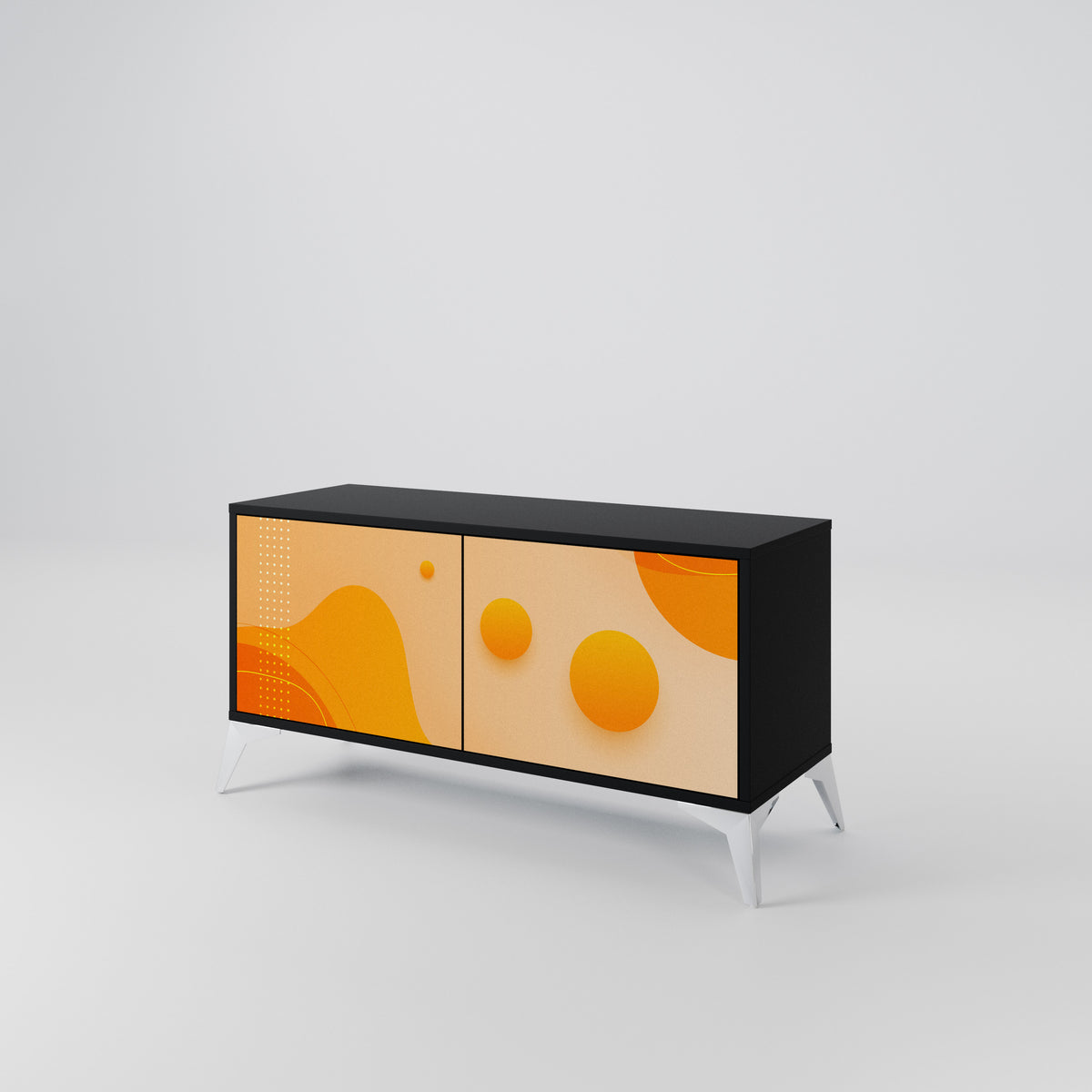 ORANGE ARRANGEMENT Συμπαγές έπιπλο τηλεόρασης 2-θυρών