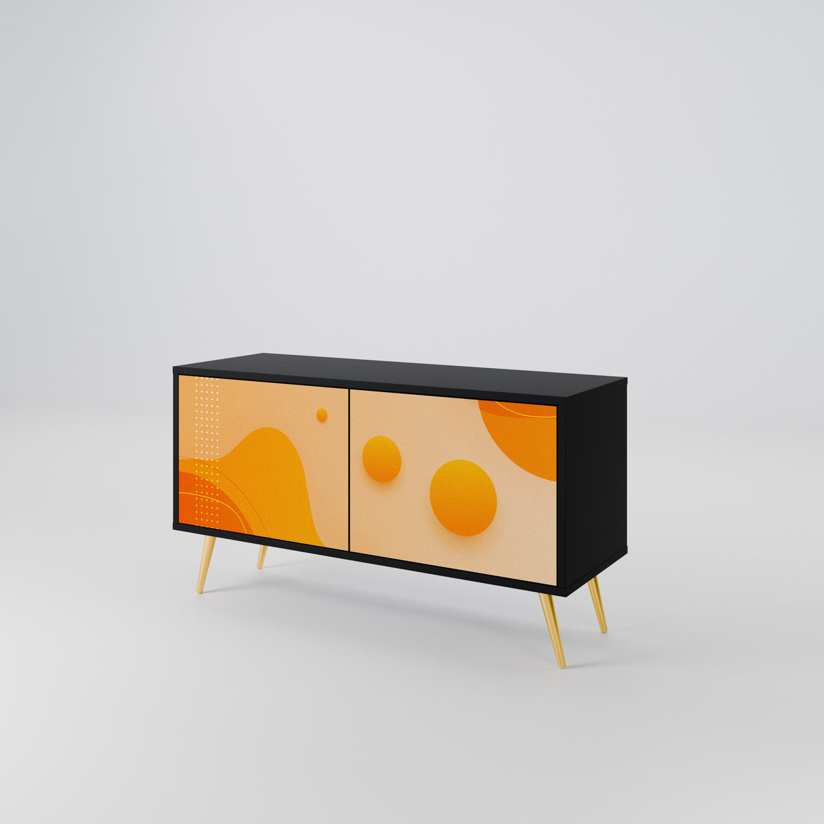 ORANGE ARRANGEMENT Συμπαγές έπιπλο τηλεόρασης 2-θυρών