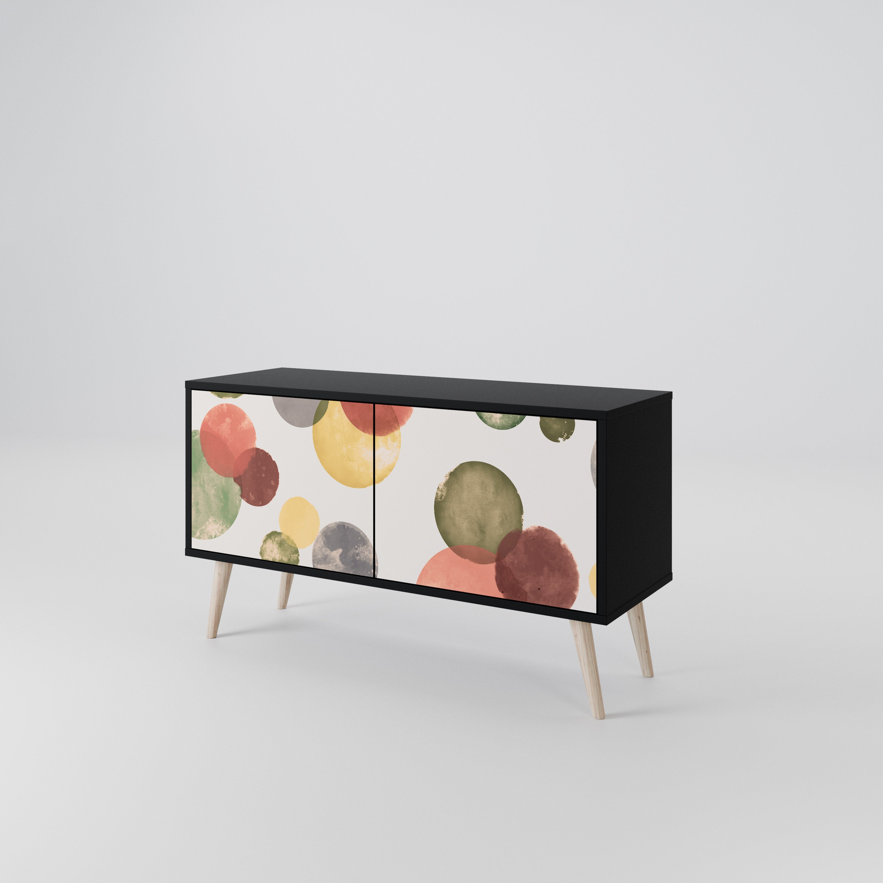 FLEETING HAPPINESS Mueble de TV Compacto de 2 puertas