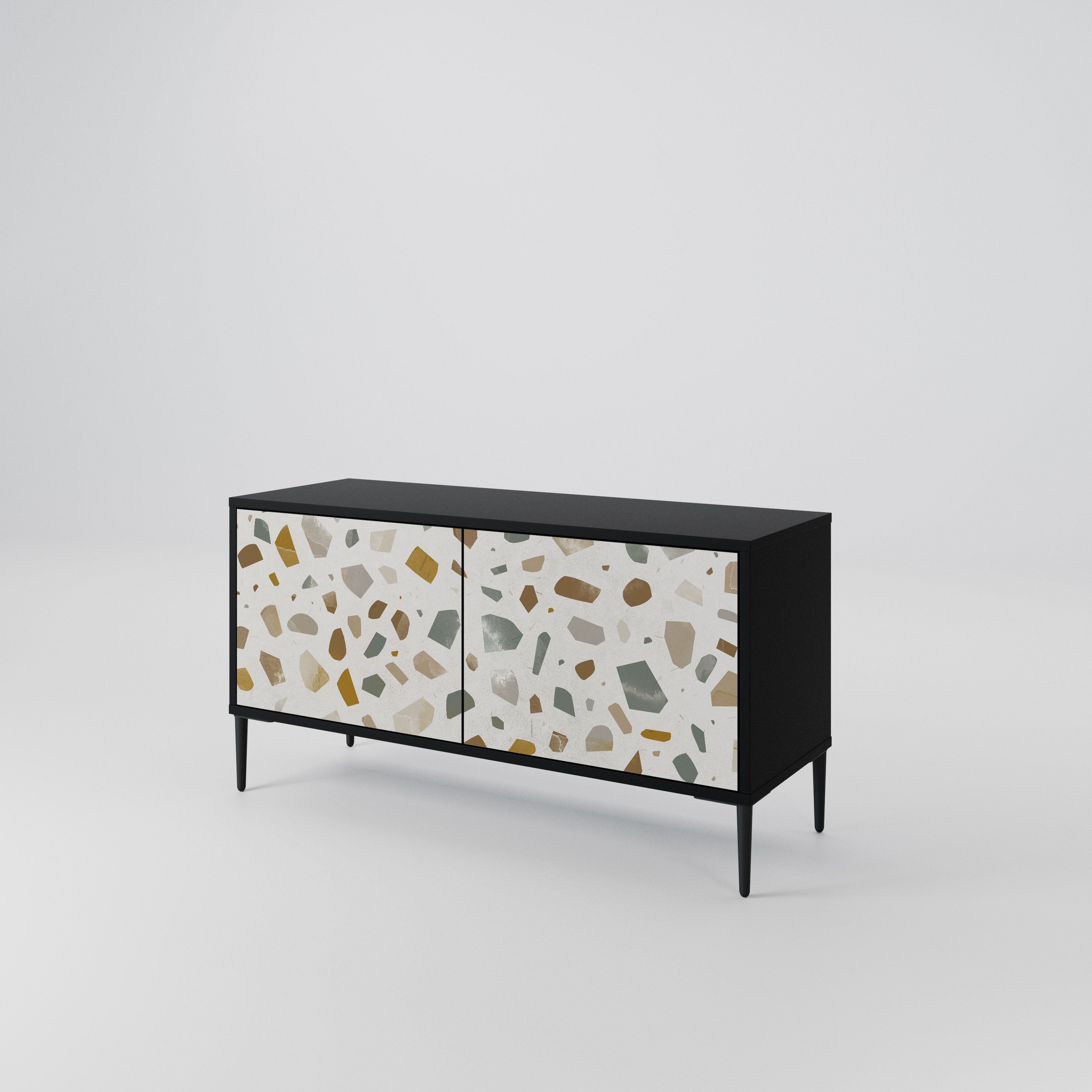 PIECES OF TOMORROW Mueble de TV Compacto de 2 puertas