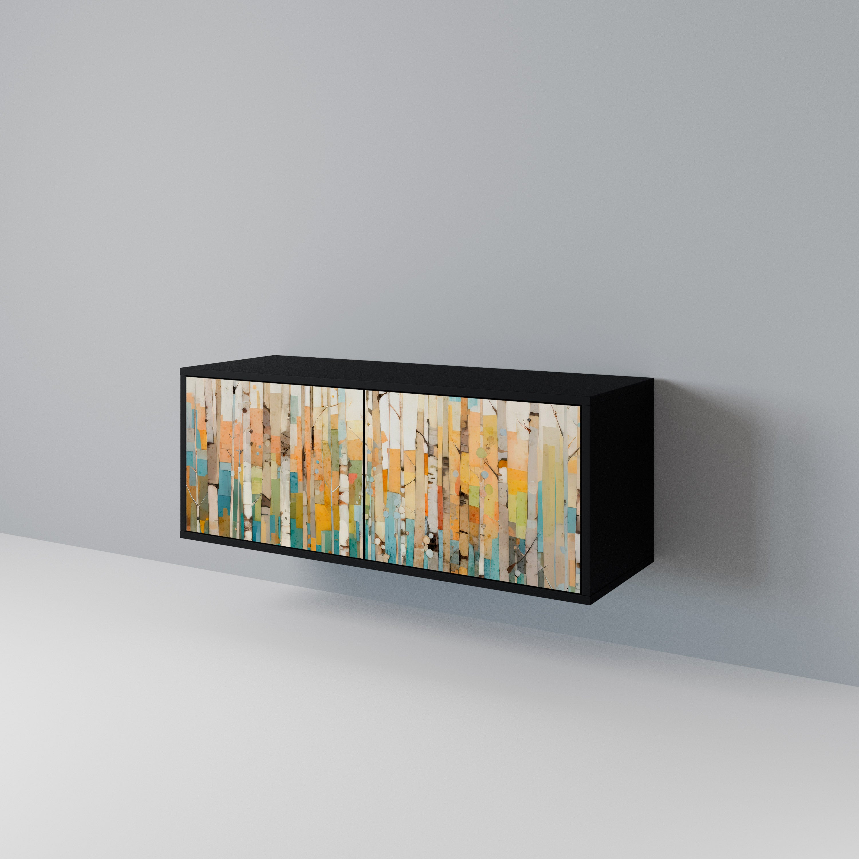 BIRCH KALEIDOSCOPE Mueble de TV Compacto de 2 puertas