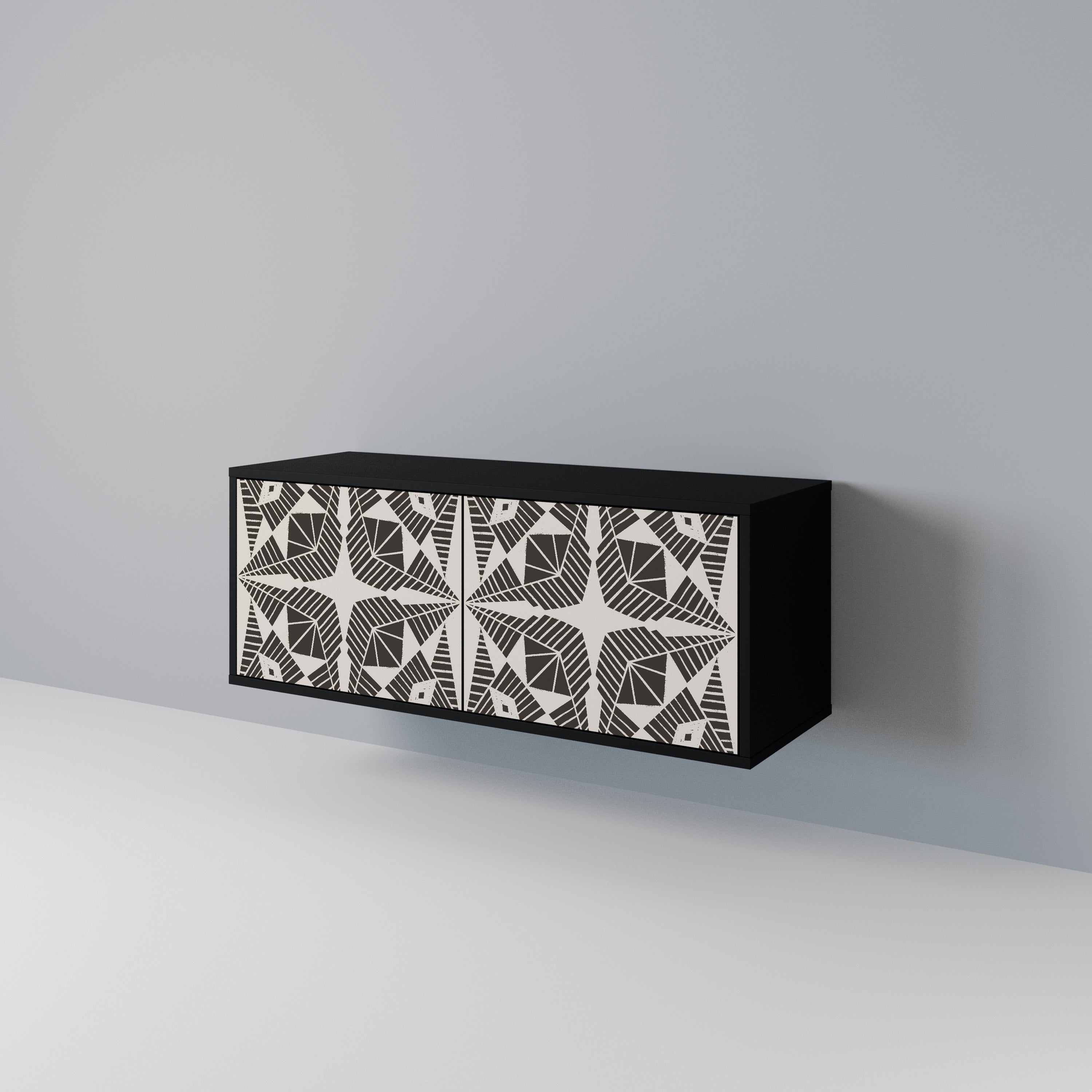 MONOCHROME NEXUS Kompaktní dvoudveřový TV stolek