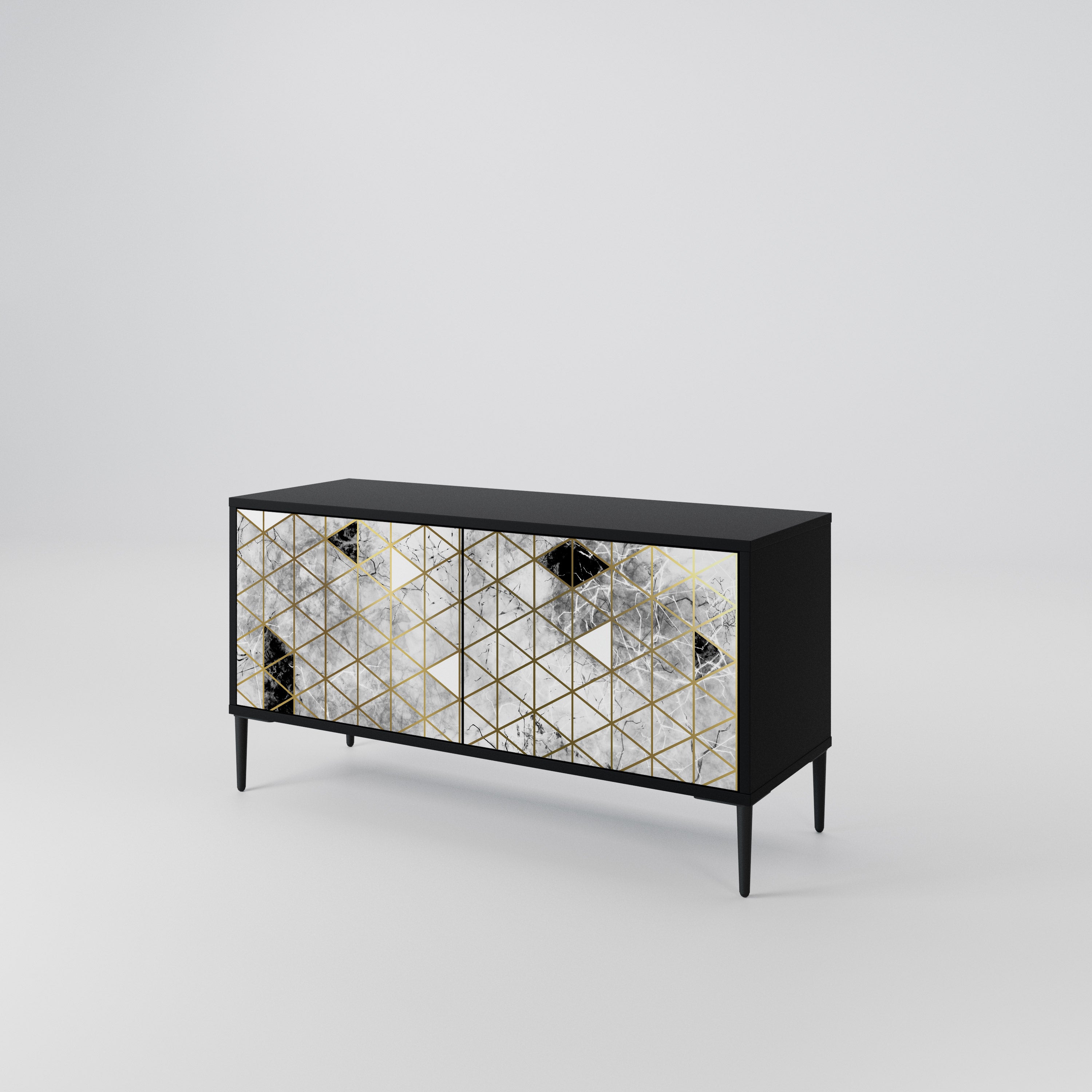 ASHEN ARIA Compact 2-Door TV Cabinet