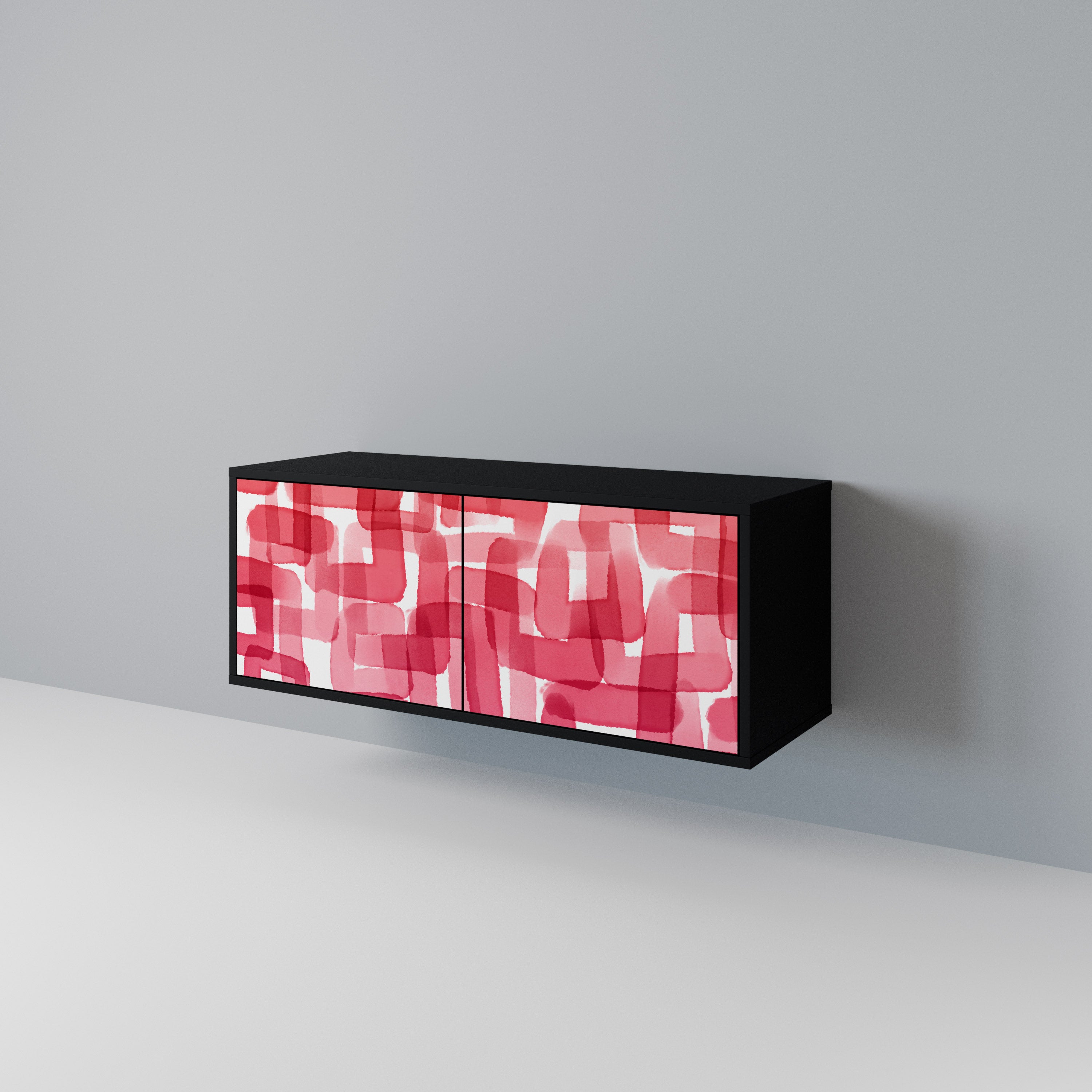 KALEIDOSCOPIC CUBISM Compact 2-Door TV Cabinet
