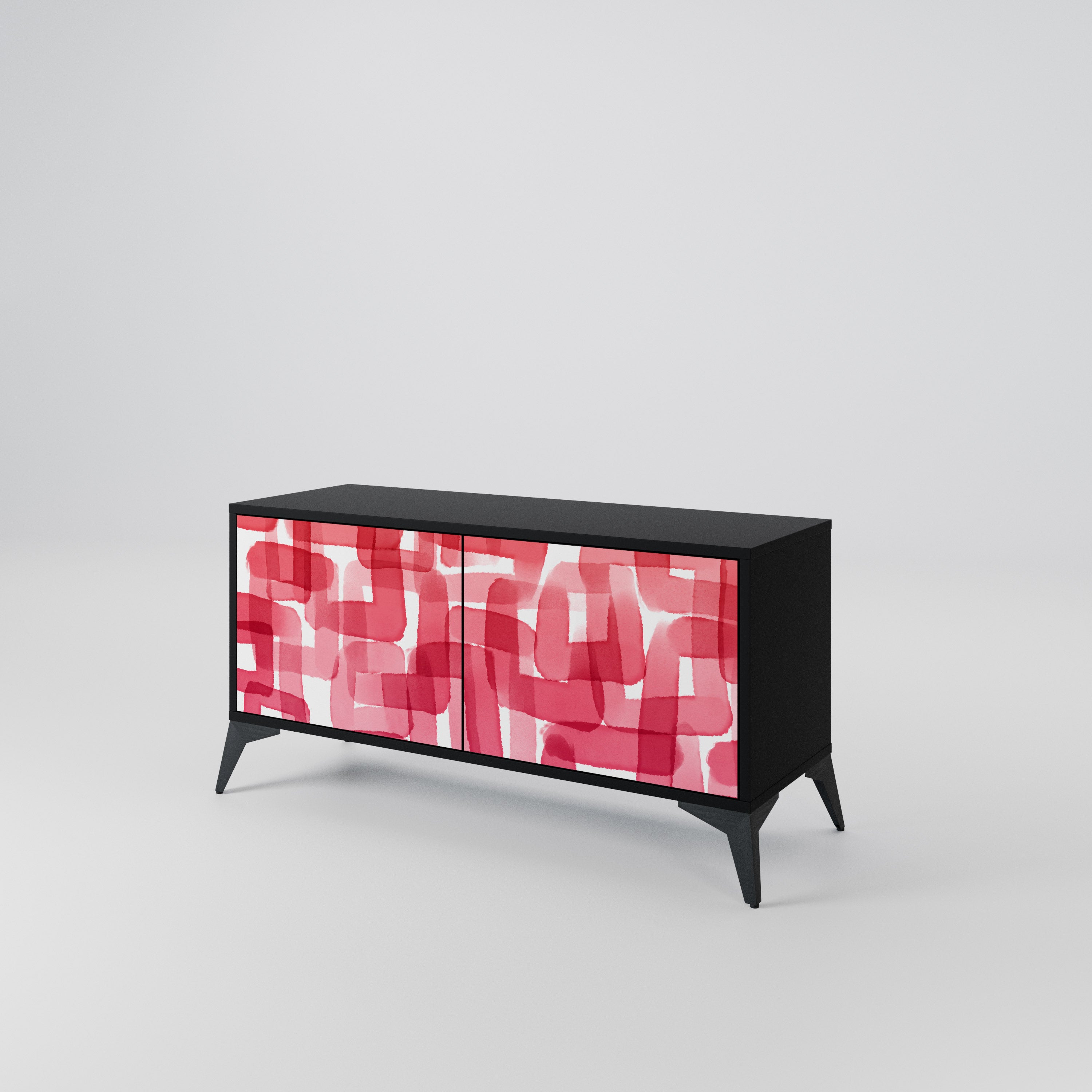 KALEIDOSCOPIC CUBISM Compact 2-Door TV Cabinet