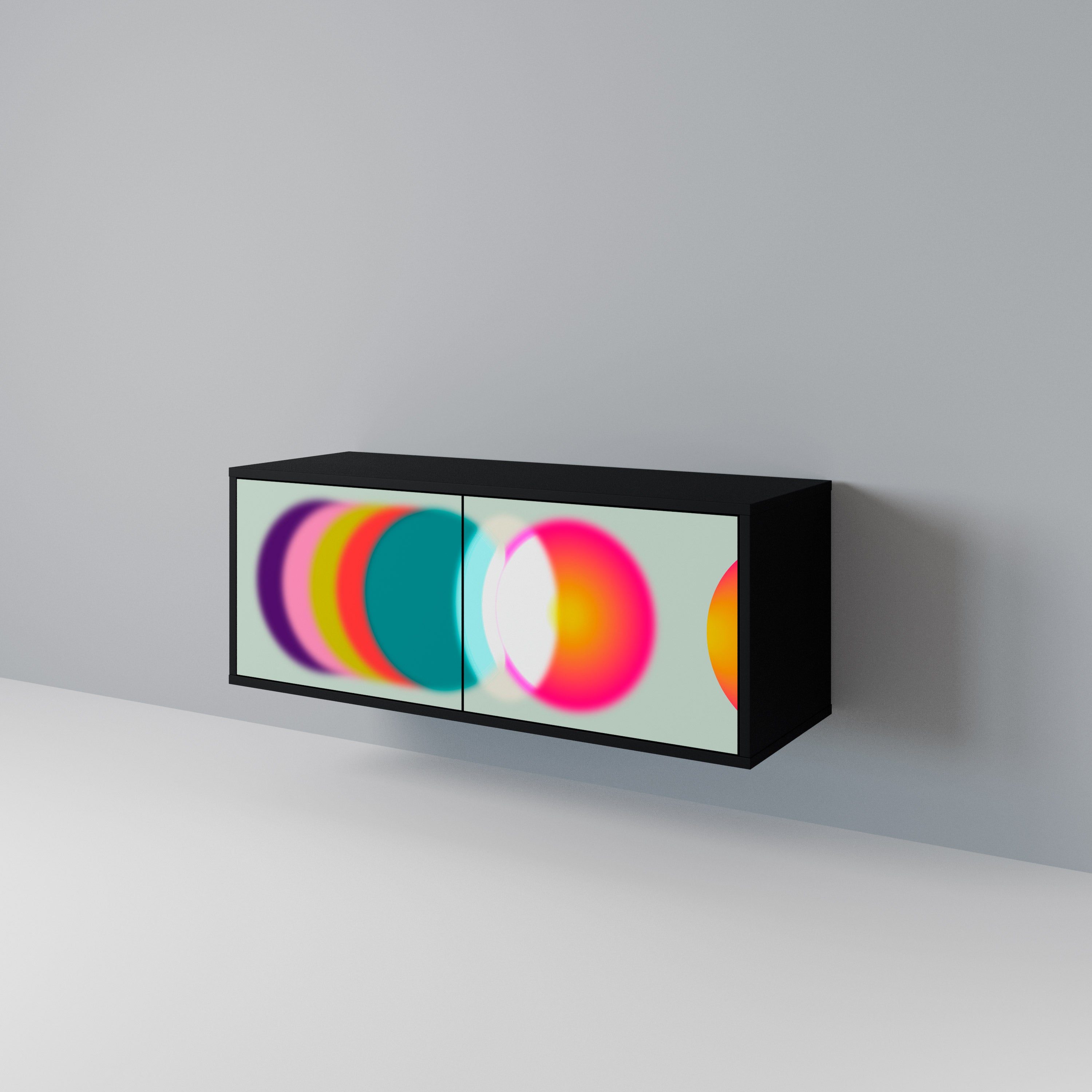 SYMPHONY OF COLORS Συμπαγές έπιπλο τηλεόρασης 2-θυρών