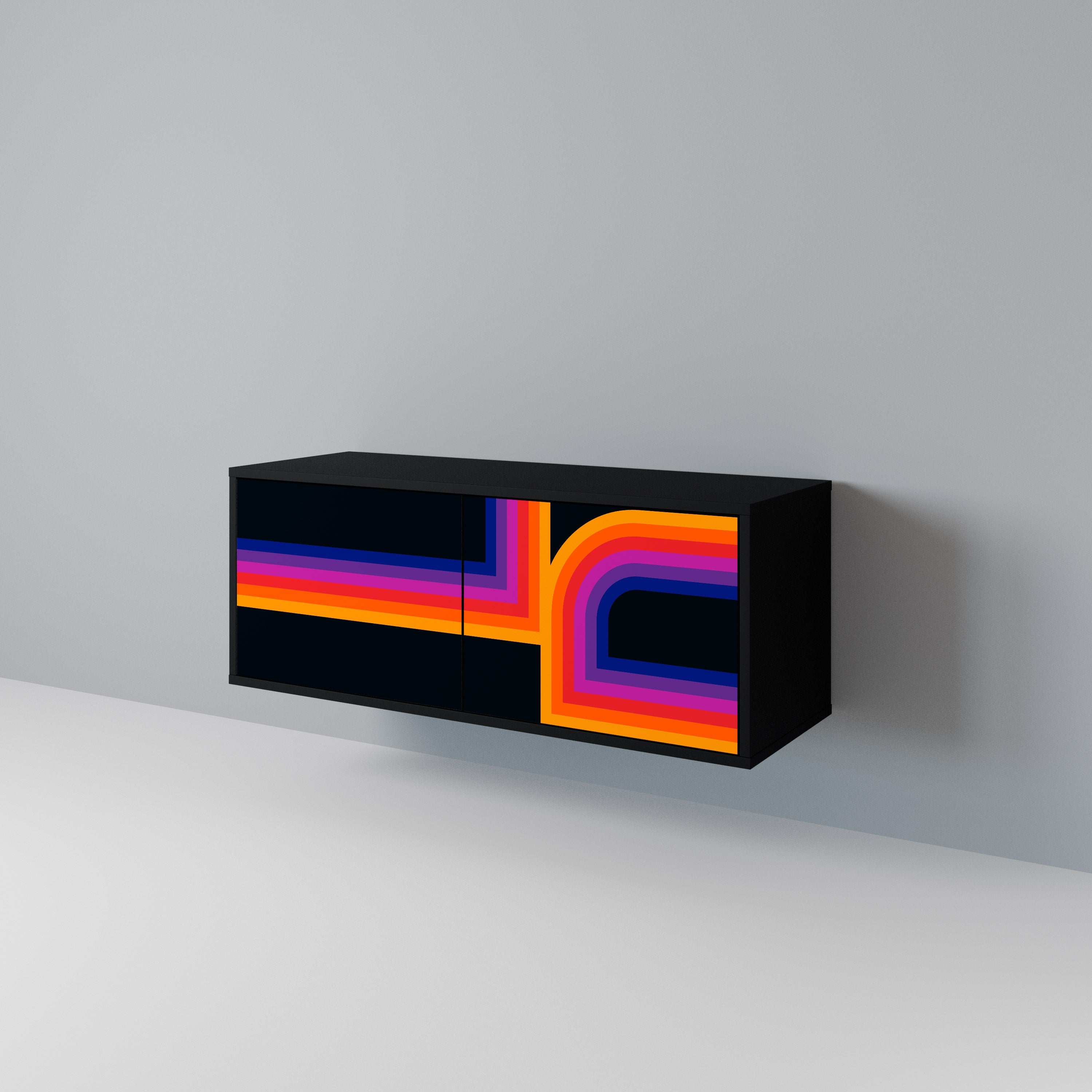 BLINDED BY THE LIGHTS Συμπαγές έπιπλο τηλεόρασης 2-θυρών