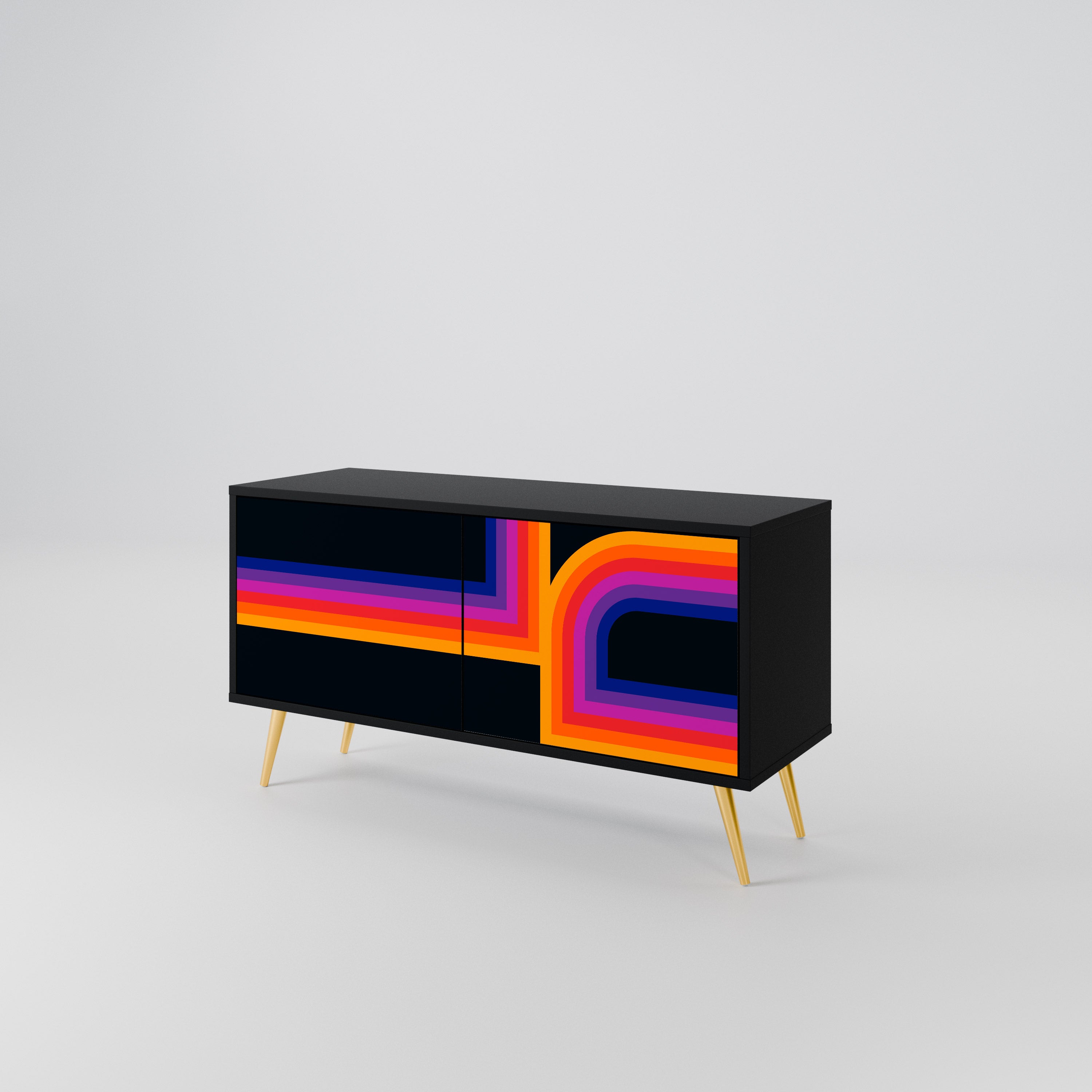 BLINDED BY THE LIGHTS Συμπαγές έπιπλο τηλεόρασης 2-θυρών