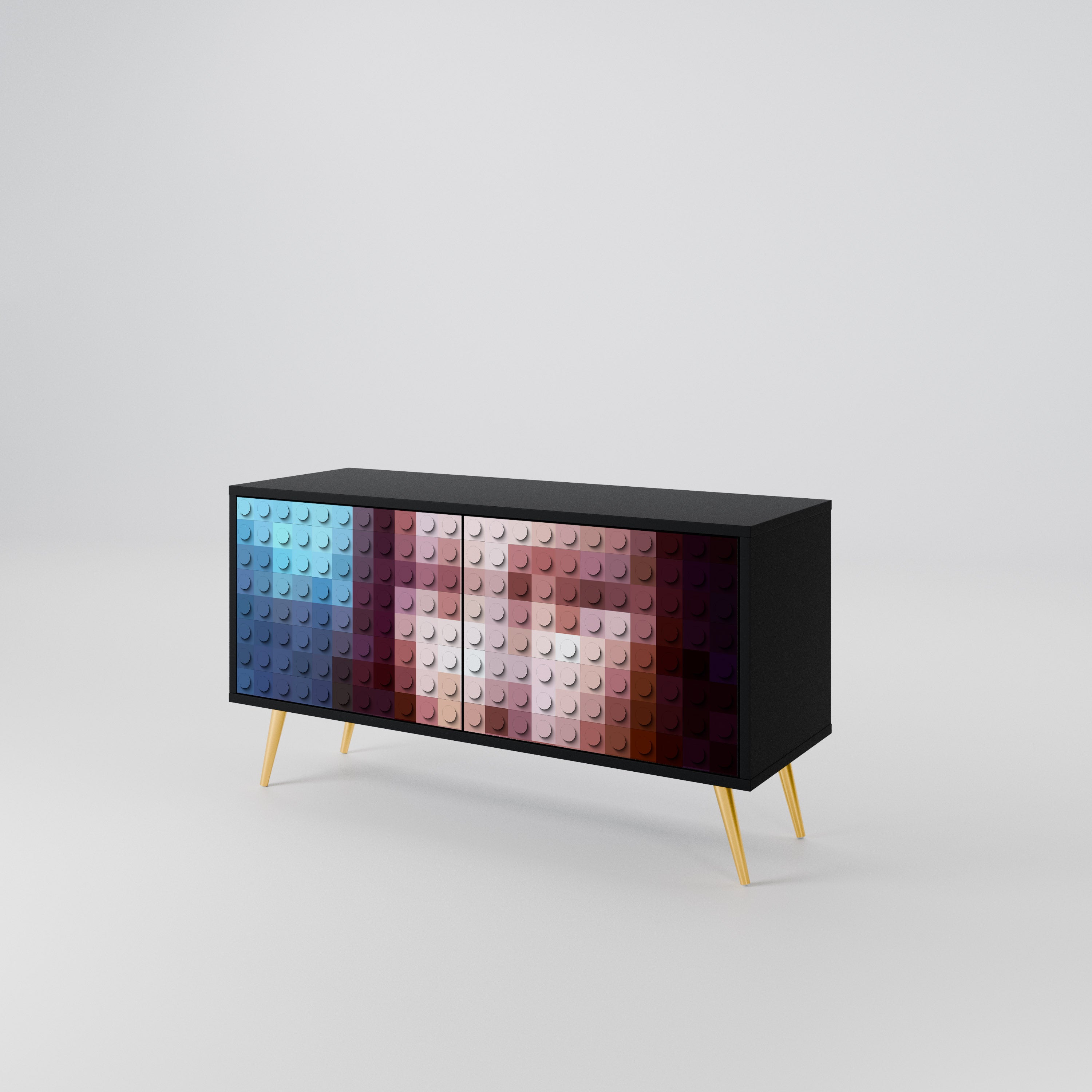 CONSTRUCTIVE ART Συμπαγές έπιπλο τηλεόρασης 2-θυρών