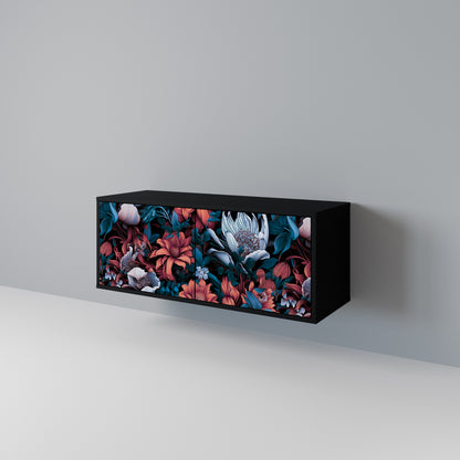 ETHEREAL BLOSSOMS Mueble de TV Compacto de 2 puertas