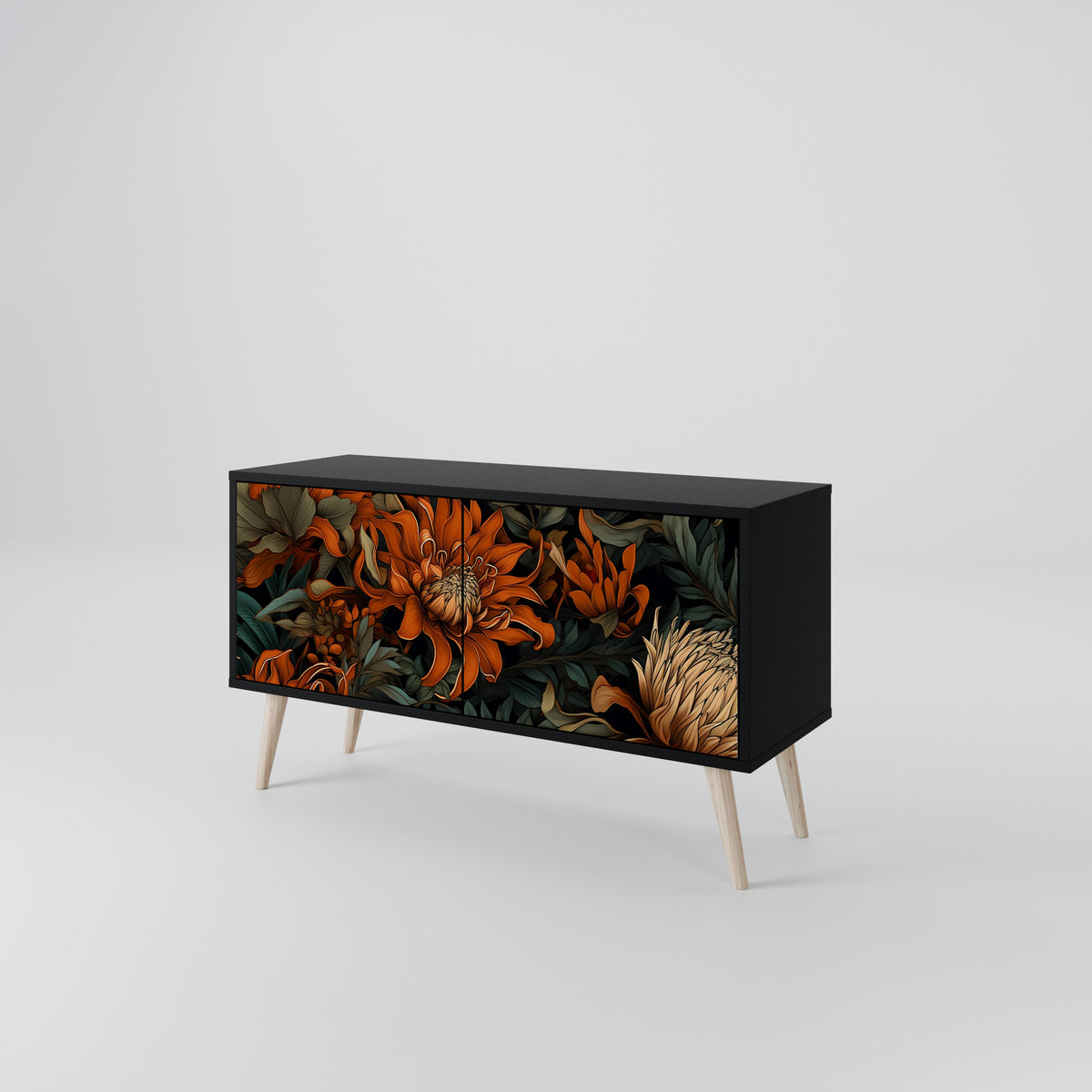 DAWN BLOOM Compact 2-Door TV Cabinet