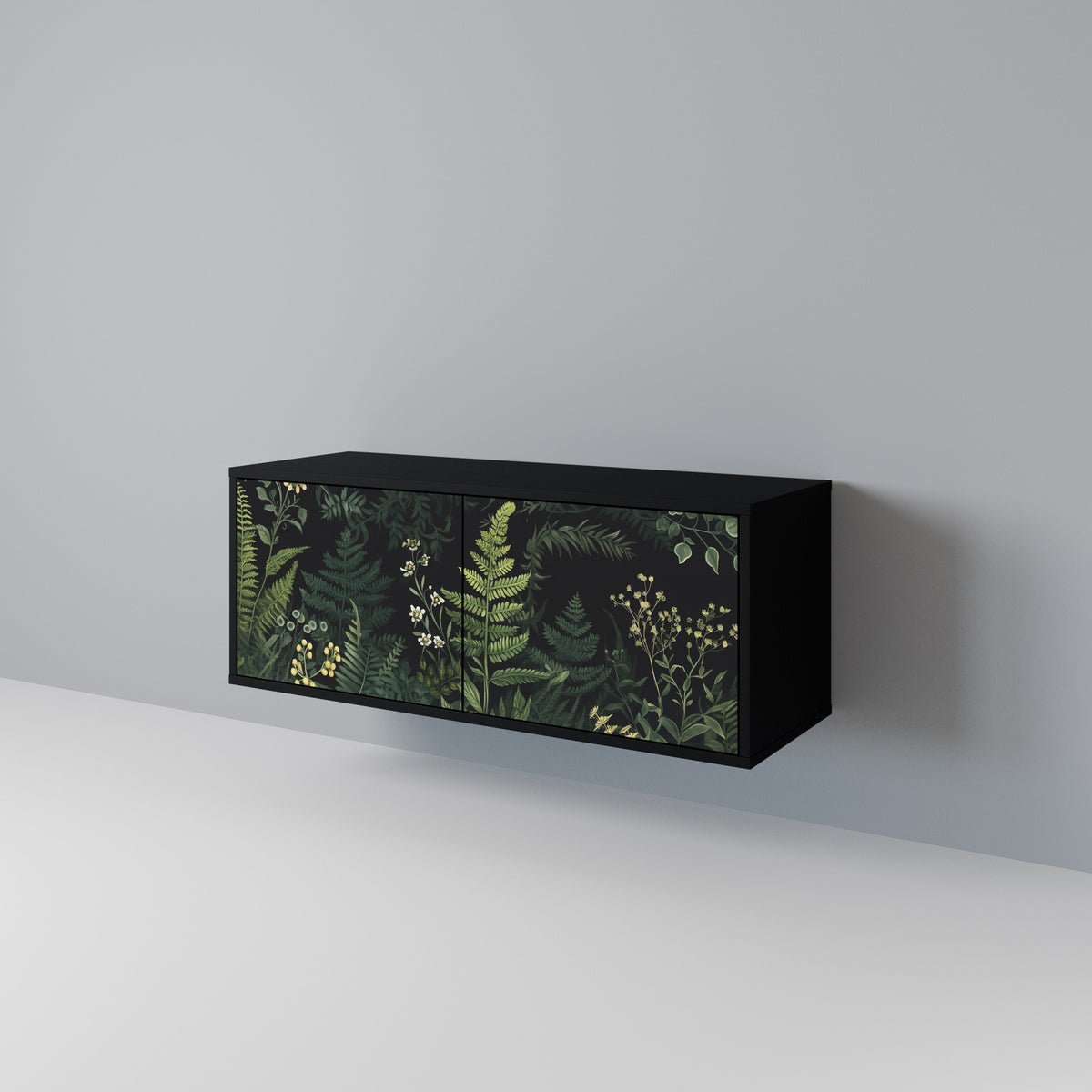 FERN FLOWERS Συμπαγές έπιπλο τηλεόρασης 2-θυρών
