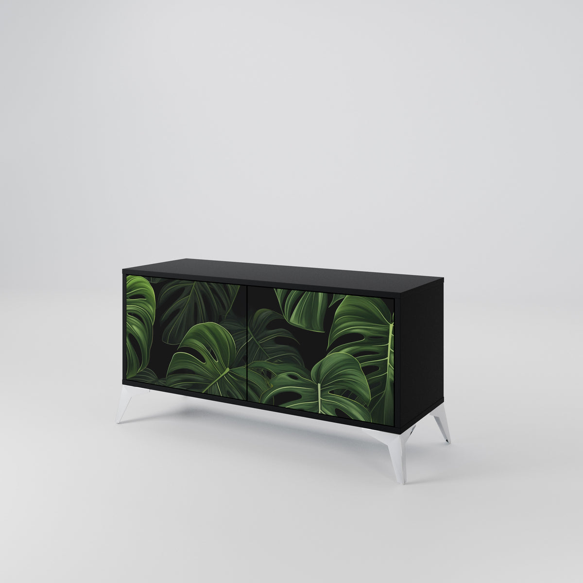 INFINITE MONSTERA Kompakt TV-bänk med 2 dörrar