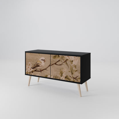 PETAL DISTINGUISH Kompaktní dvoudveřový TV stolek