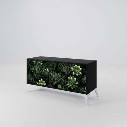 SUCCULENT JUNGLE Mueble de TV Compacto de 2 puertas