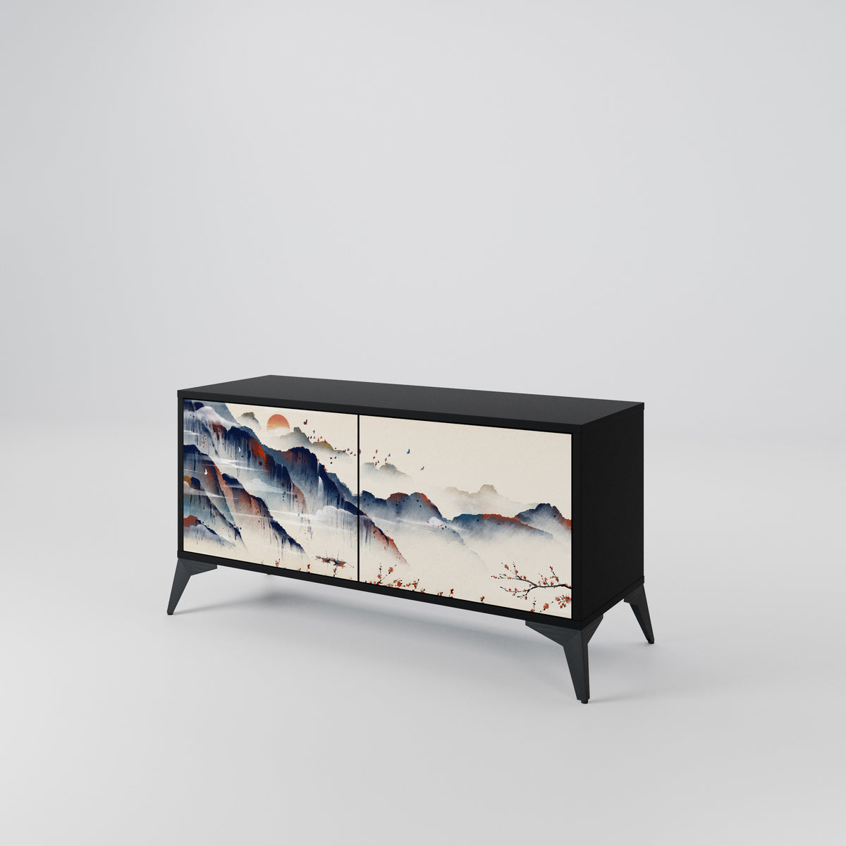 JAPANESE LANDSCAPE Mobile TV Compatto a 2 Ante