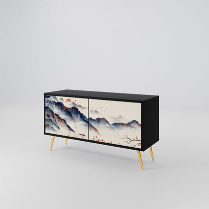 JAPANESE LANDSCAPE Mobile TV Compatto a 2 Ante