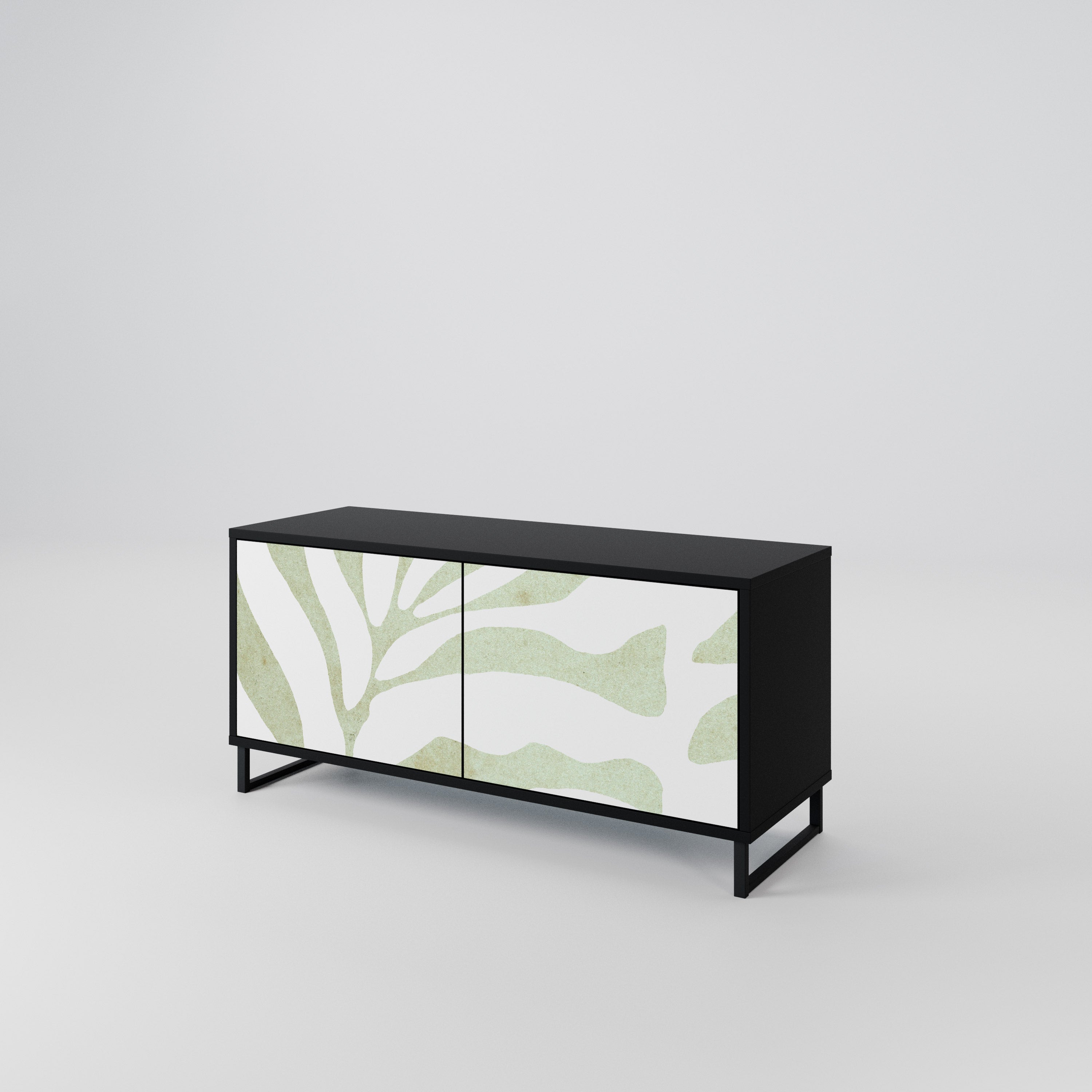 BOTANICAL SPARK Mueble de TV Compacto de 2 puertas