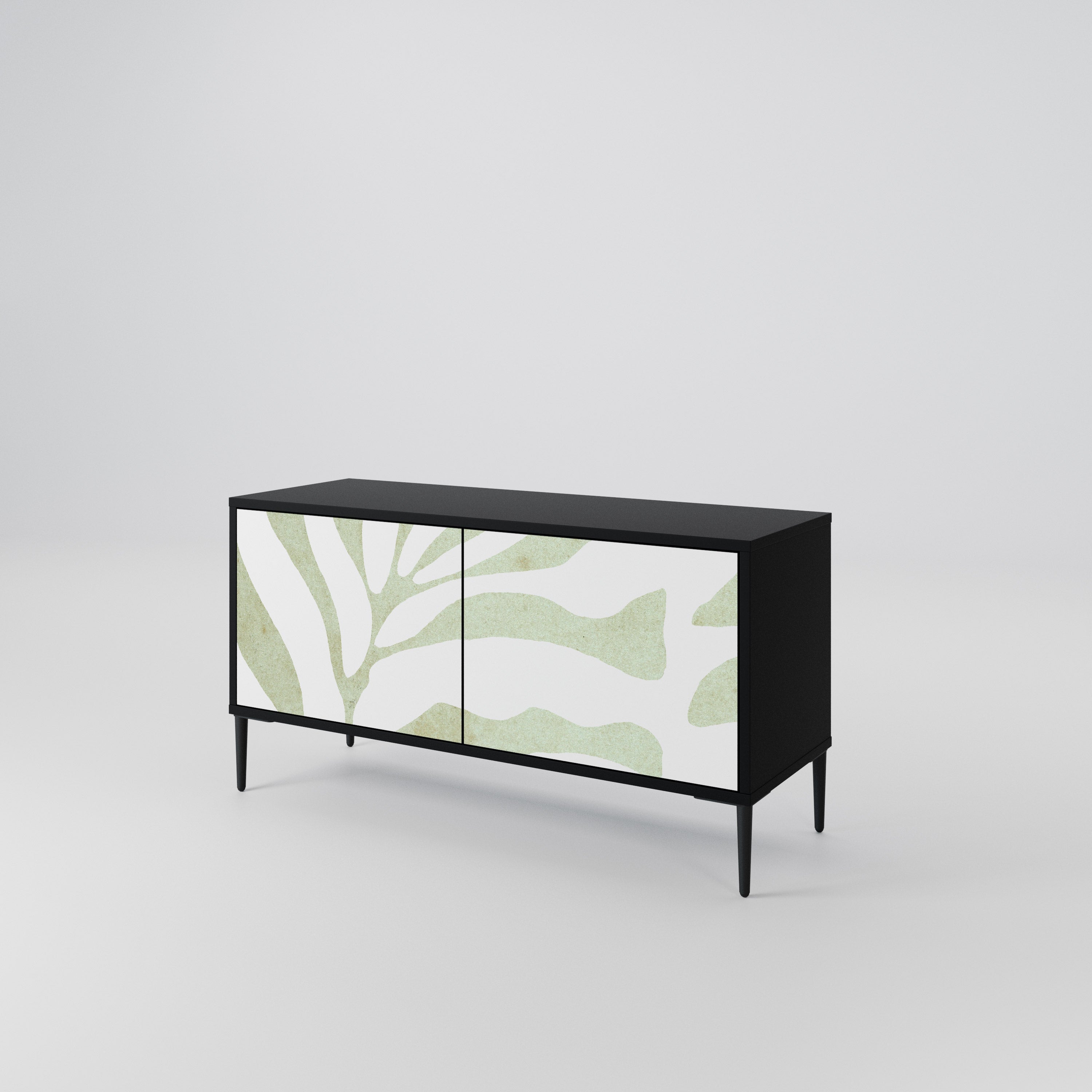 BOTANICAL SPARK Mueble de TV Compacto de 2 puertas