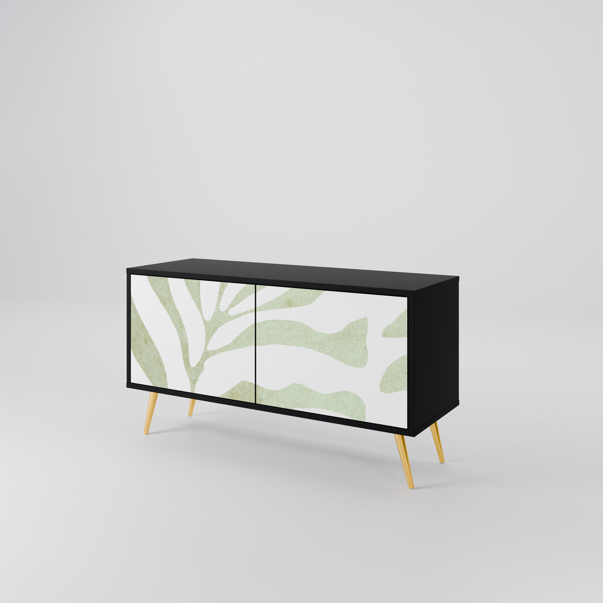 BOTANICAL SPARK Kompakt TV-bänk med 2 dörrar