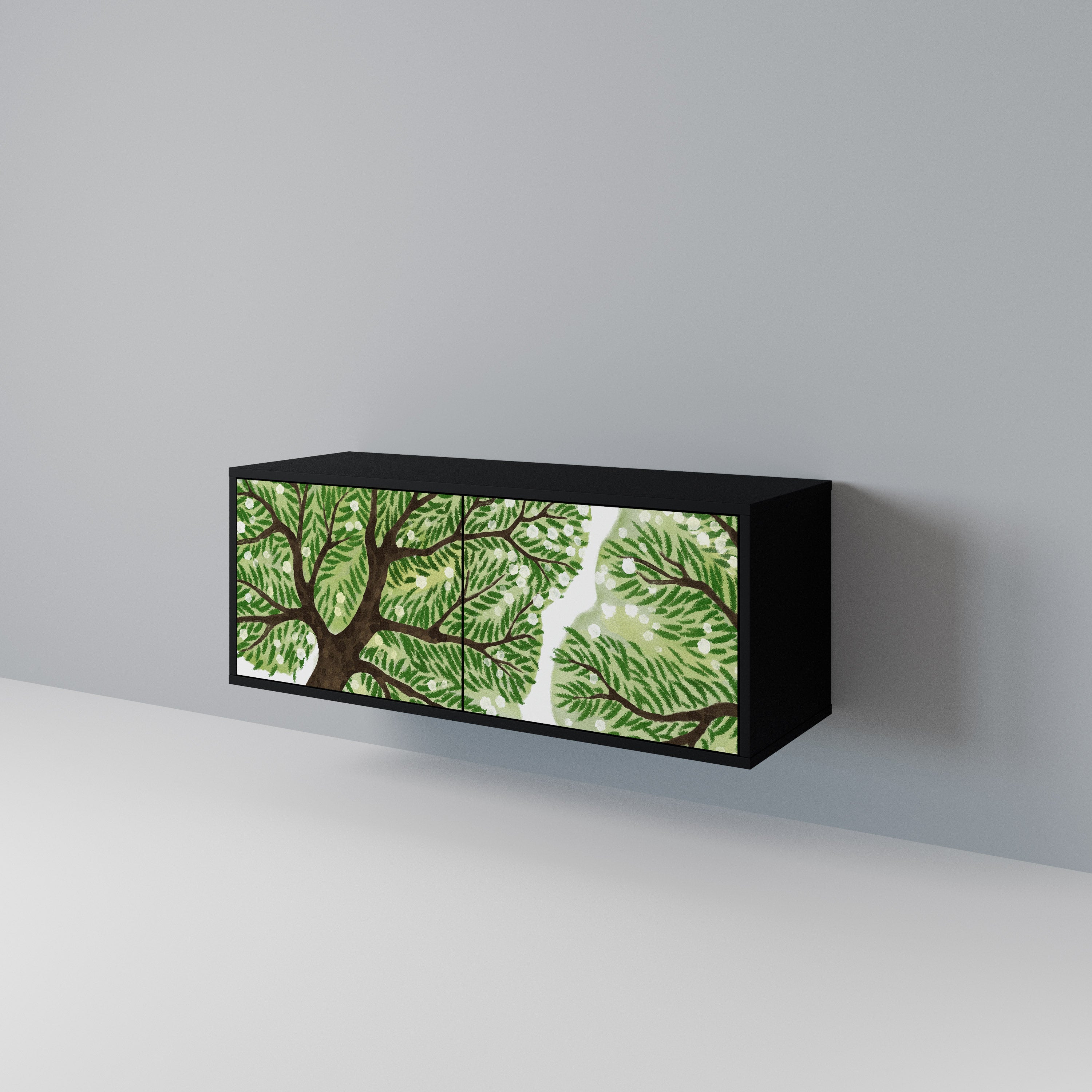 WILDERNESS DASH Mueble de TV Compacto de 2 puertas