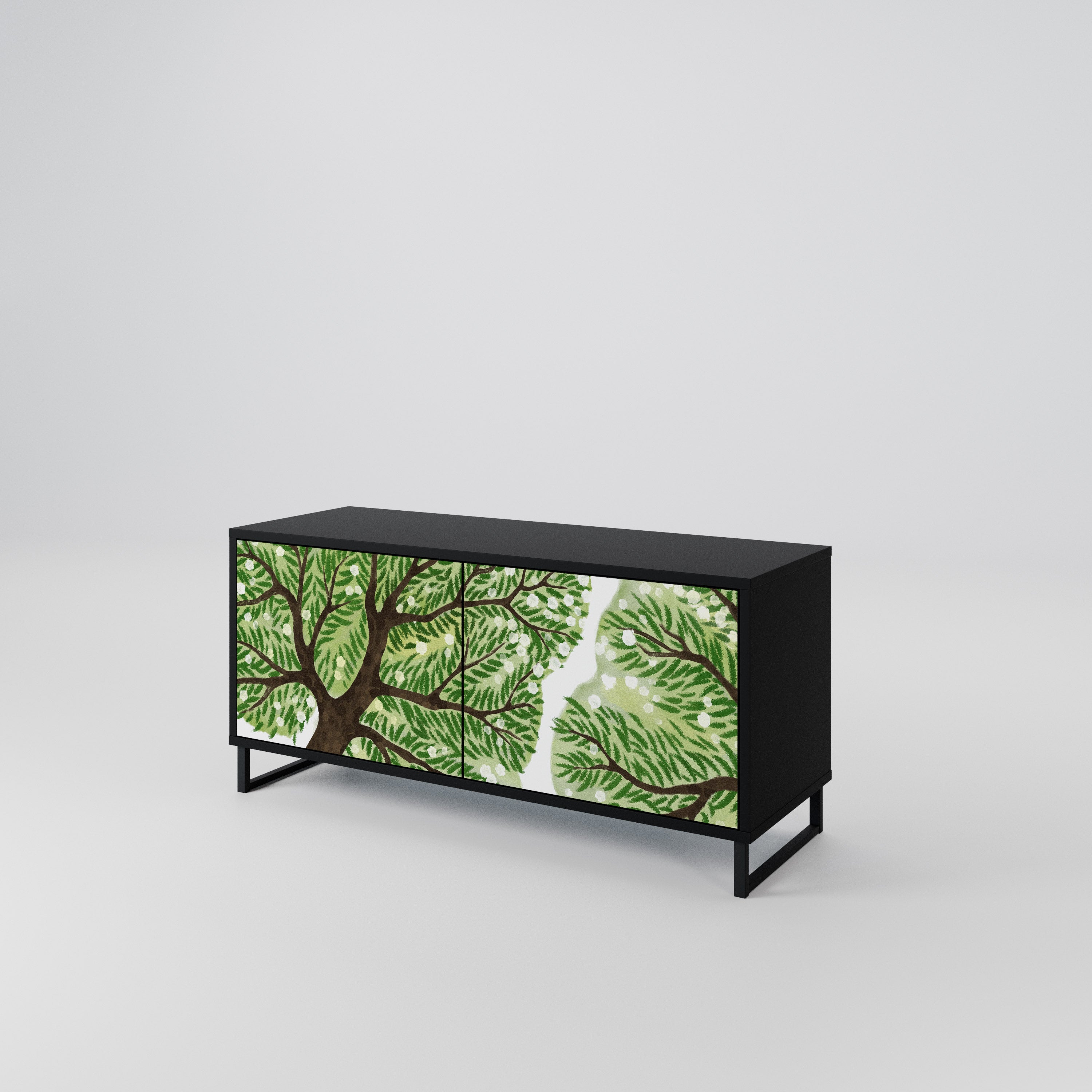 WILDERNESS DASH Mueble de TV Compacto de 2 puertas
