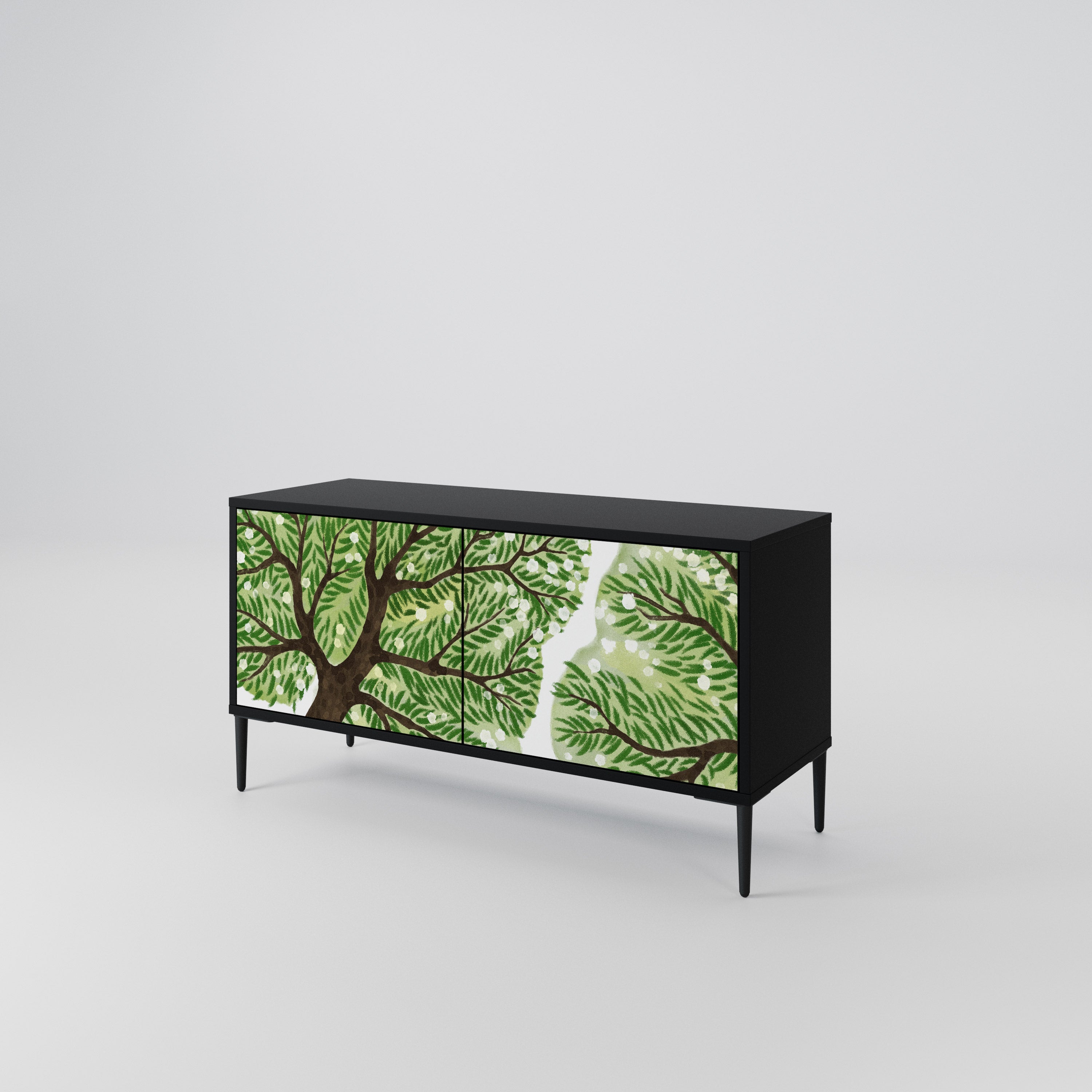 WILDERNESS DASH Mueble de TV Compacto de 2 puertas