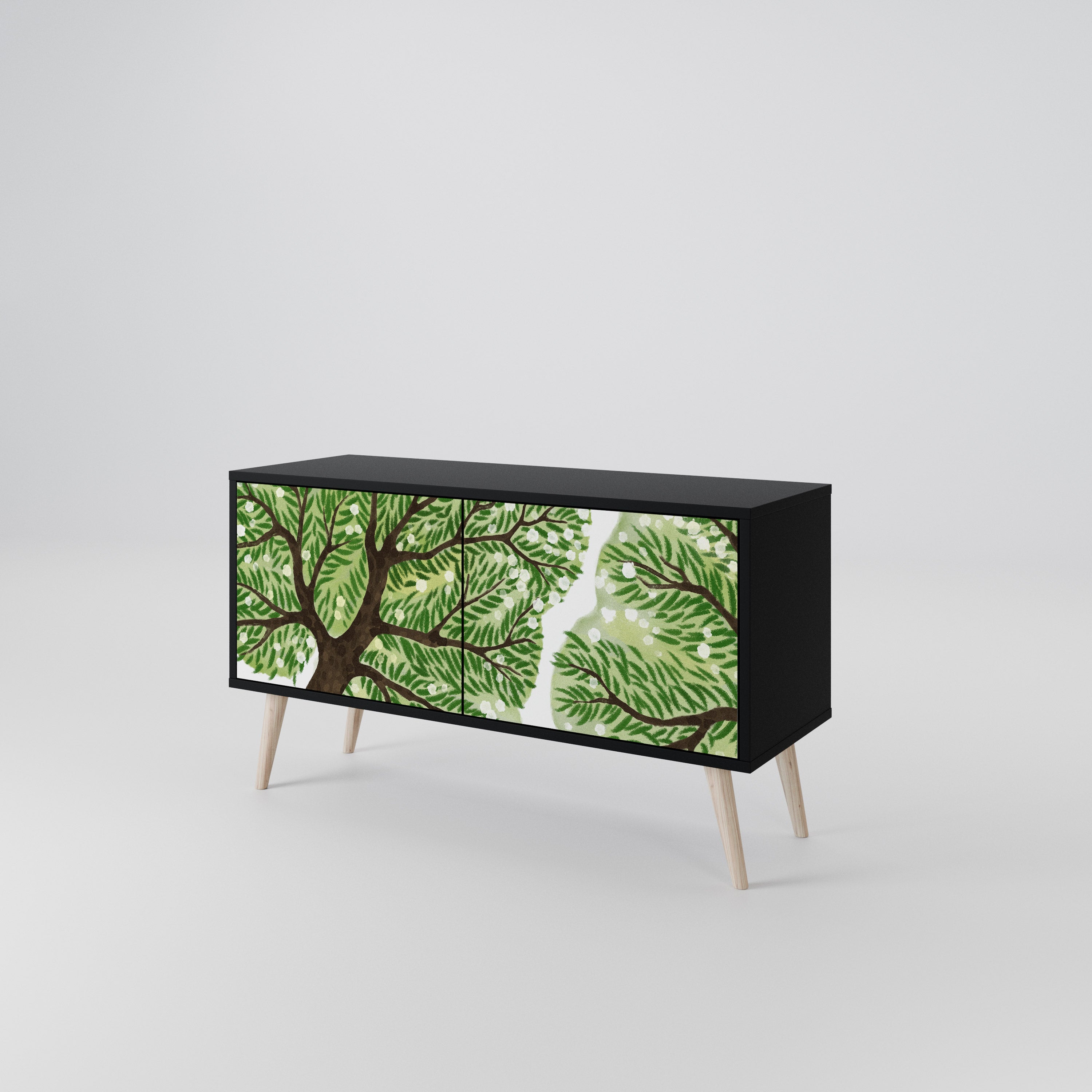 WILDERNESS DASH Mueble de TV Compacto de 2 puertas
