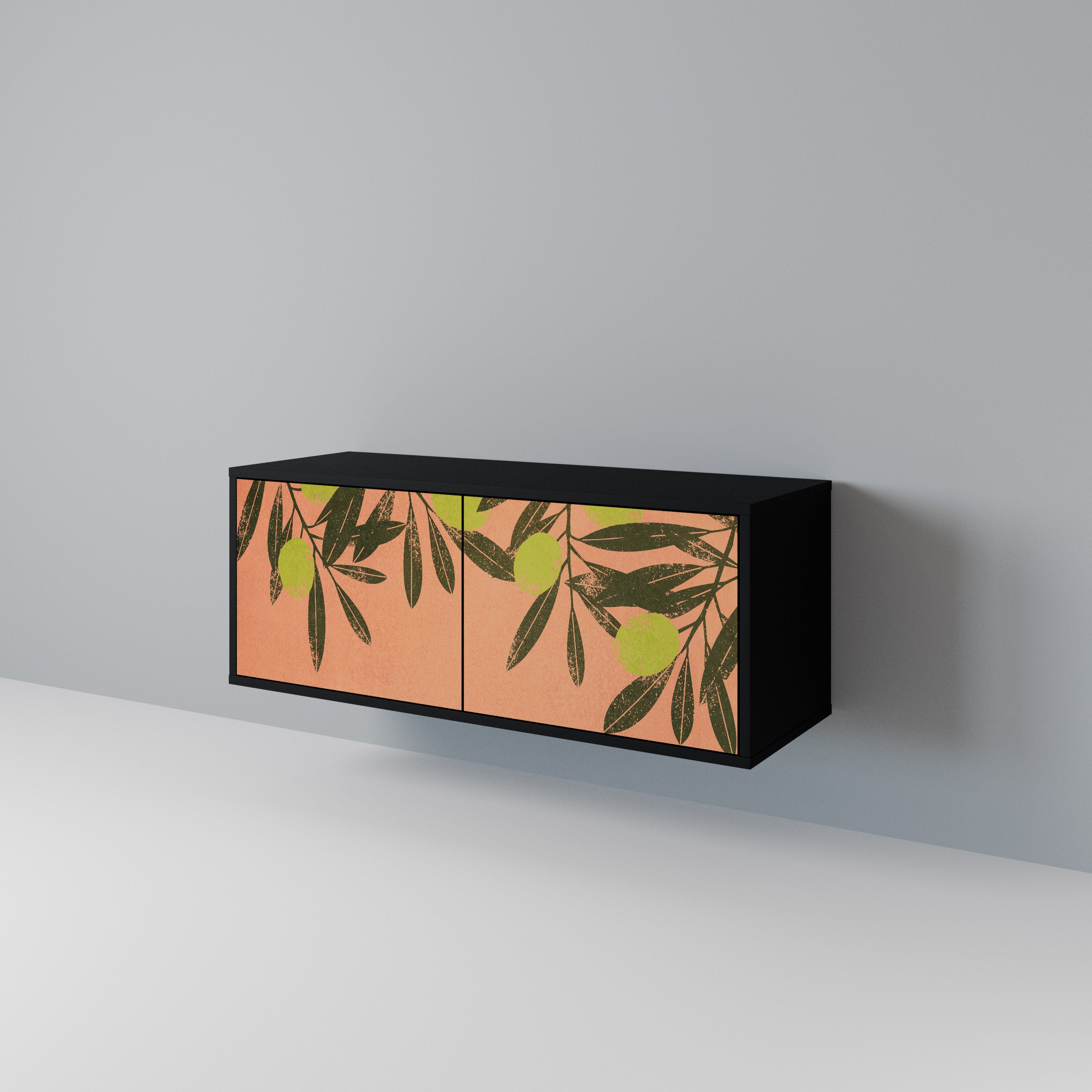 JUICY OLIVES Mueble de TV Compacto de 2 puertas