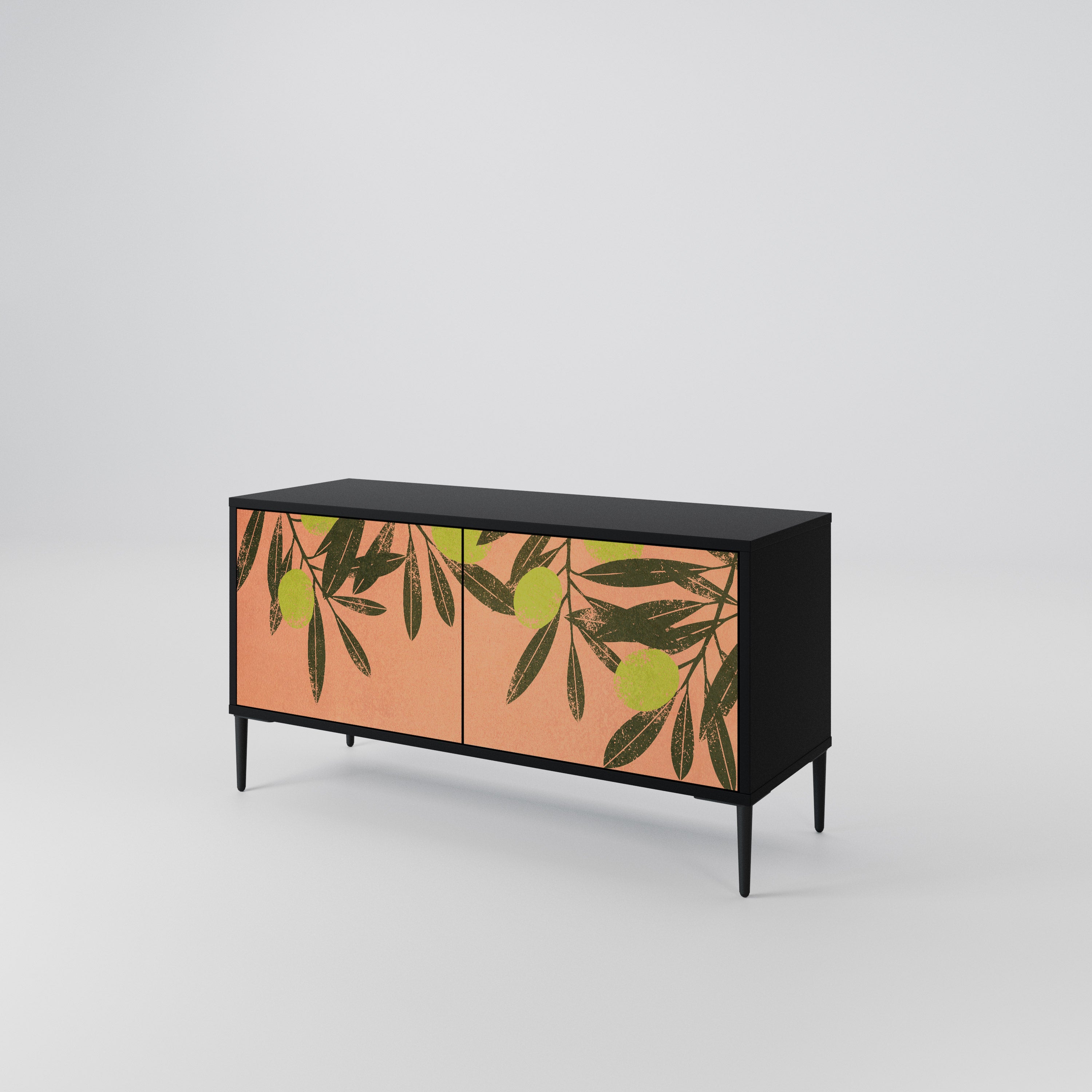JUICY OLIVES Mueble de TV Compacto de 2 puertas
