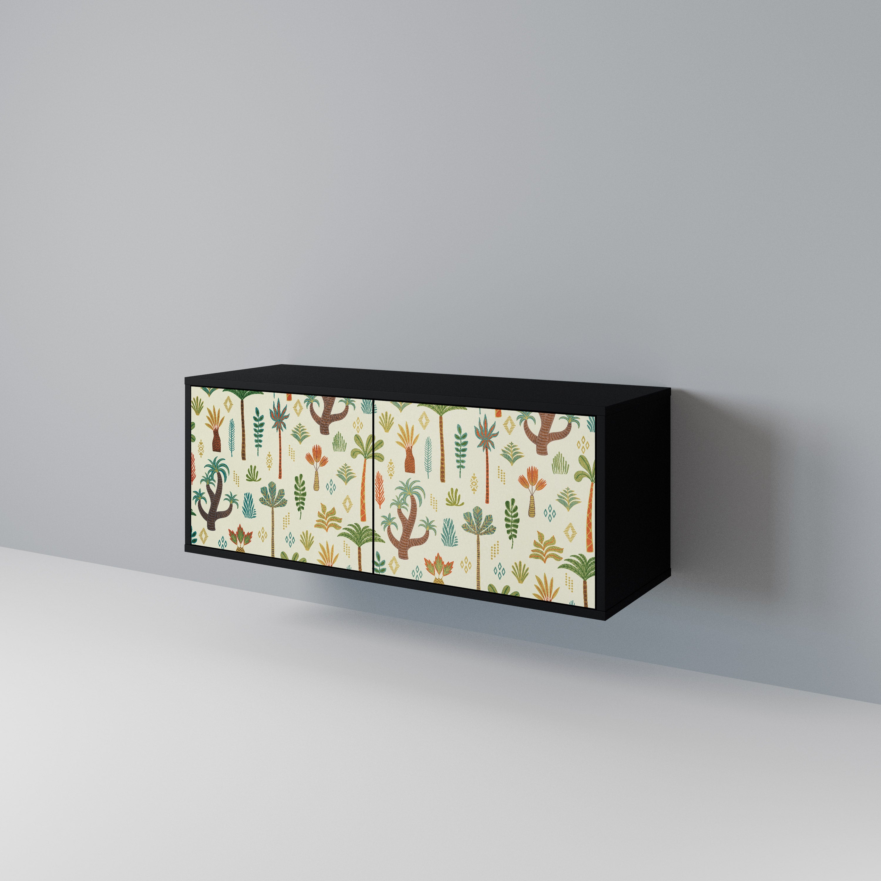 PALM SPRING Mueble de TV Compacto de 2 puertas