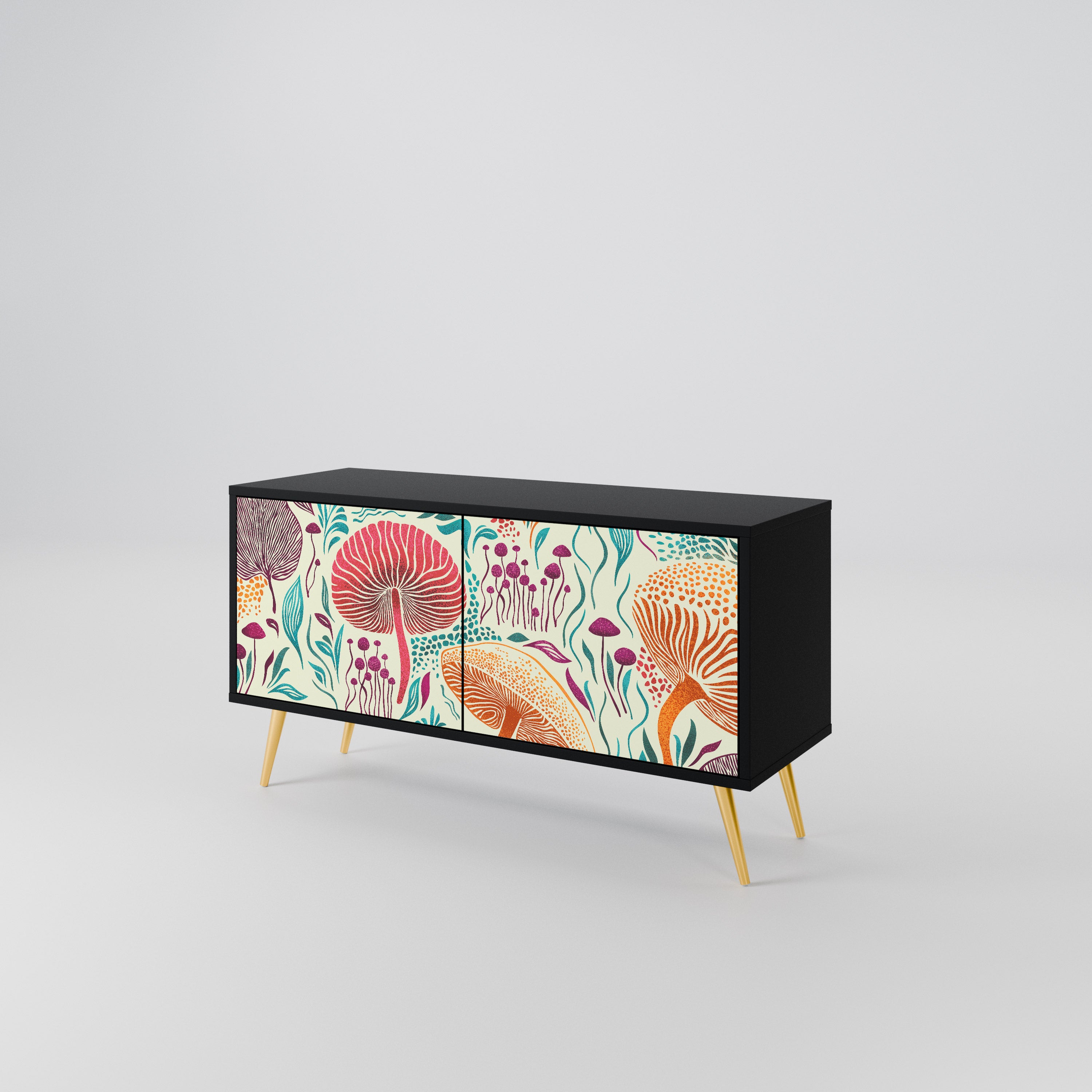 FUNGUS FANTASY Mueble de TV Compacto de 2 puertas