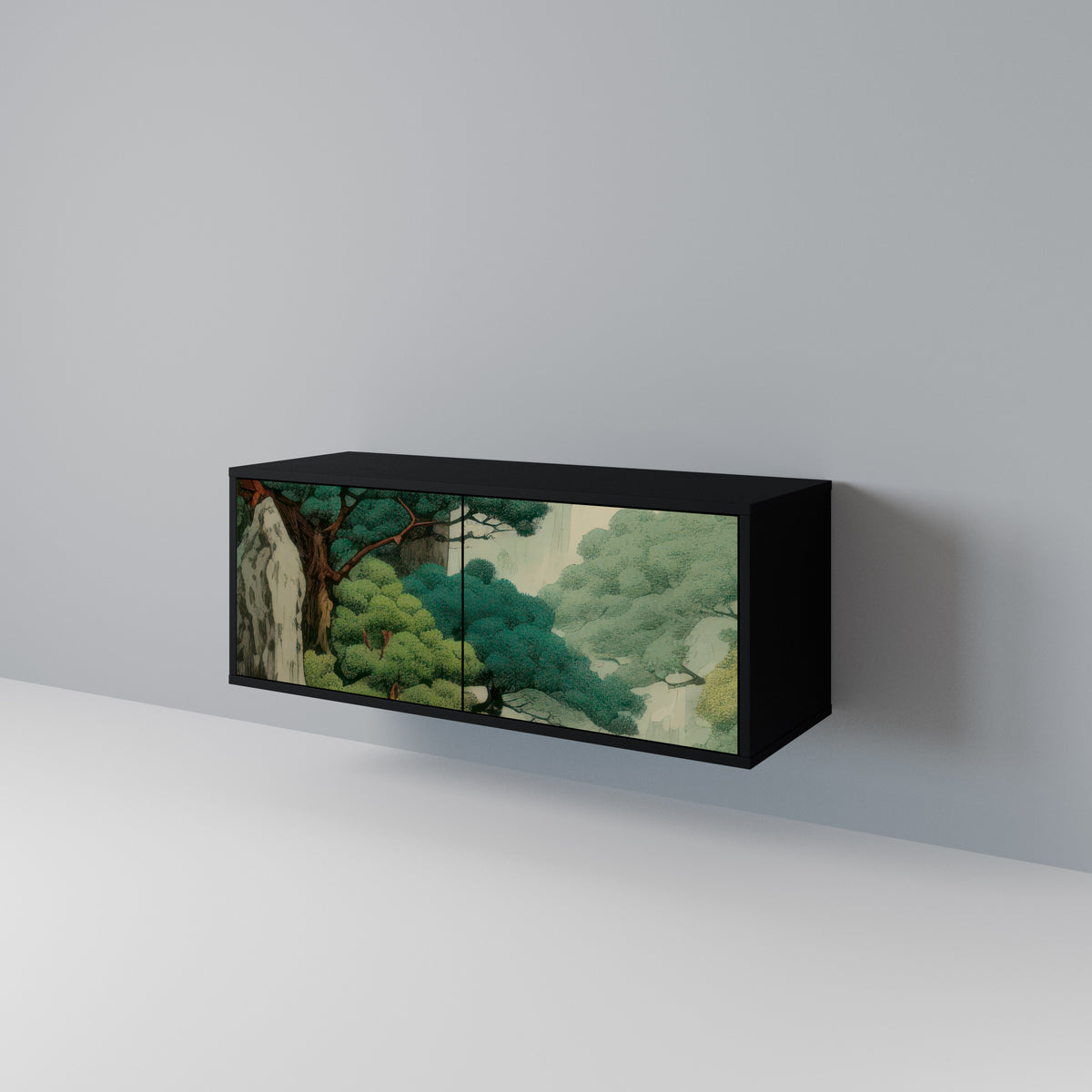 VERDURE ABYSS Kompaktní dvoudveřový TV stolek