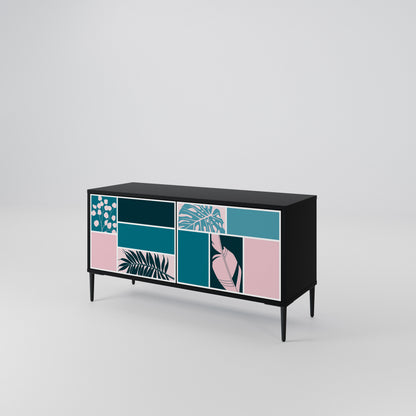 COMBINATION OF SHAPES Kompakt TV-bänk med 2 dörrar