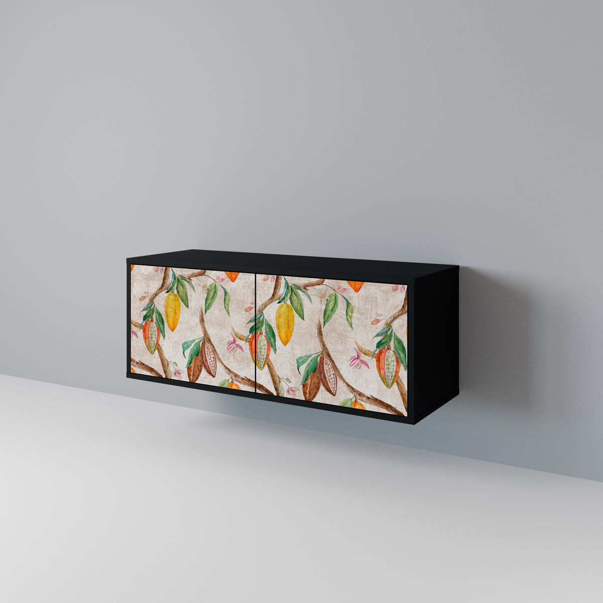 COCOA FRUITS Compact 2-Door TV Cabinet