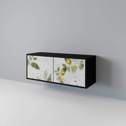 ELEGANT BOTANICS Mobile TV Compatto a 2 Ante