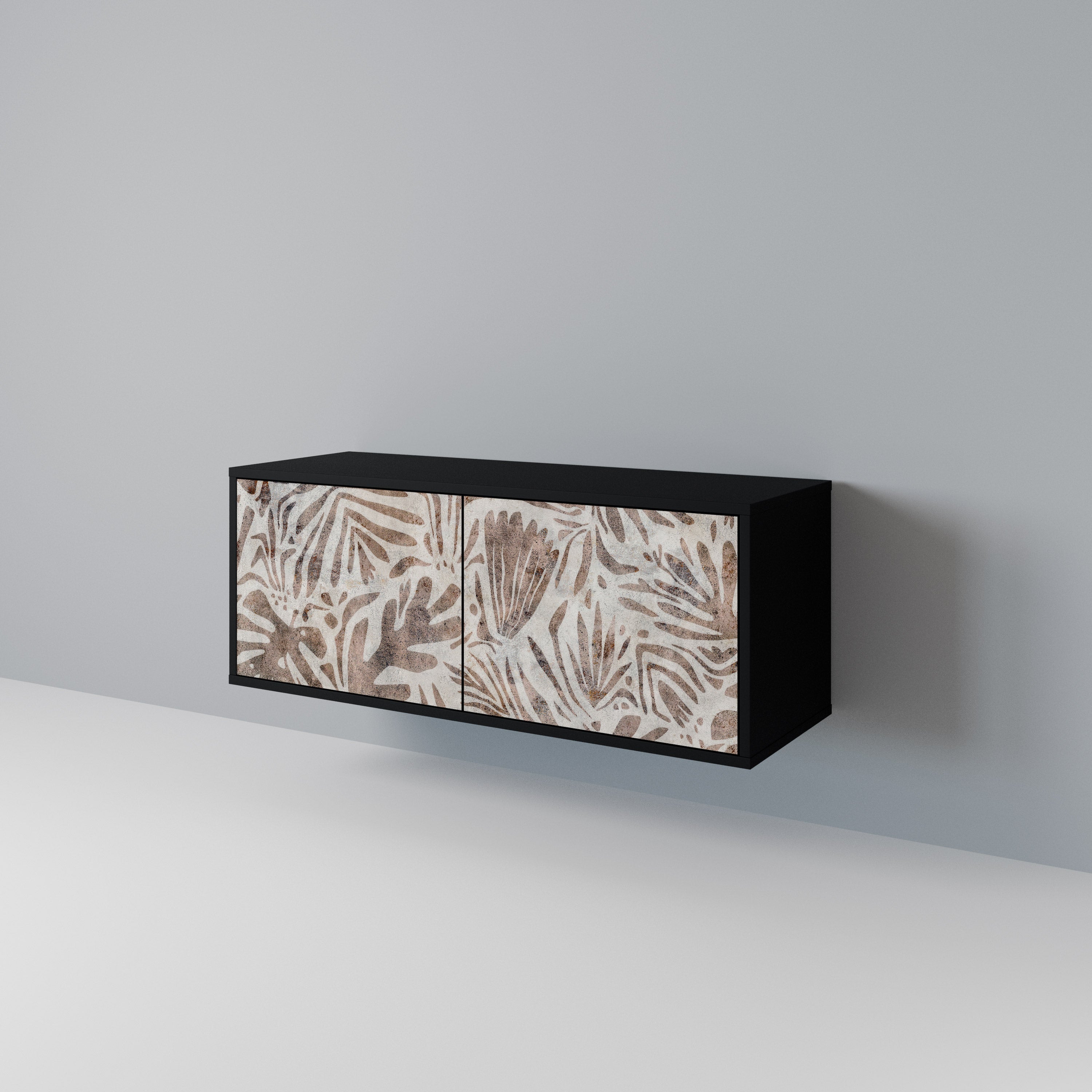 PASSING TIME Kompakt TV-bänk med 2 dörrar