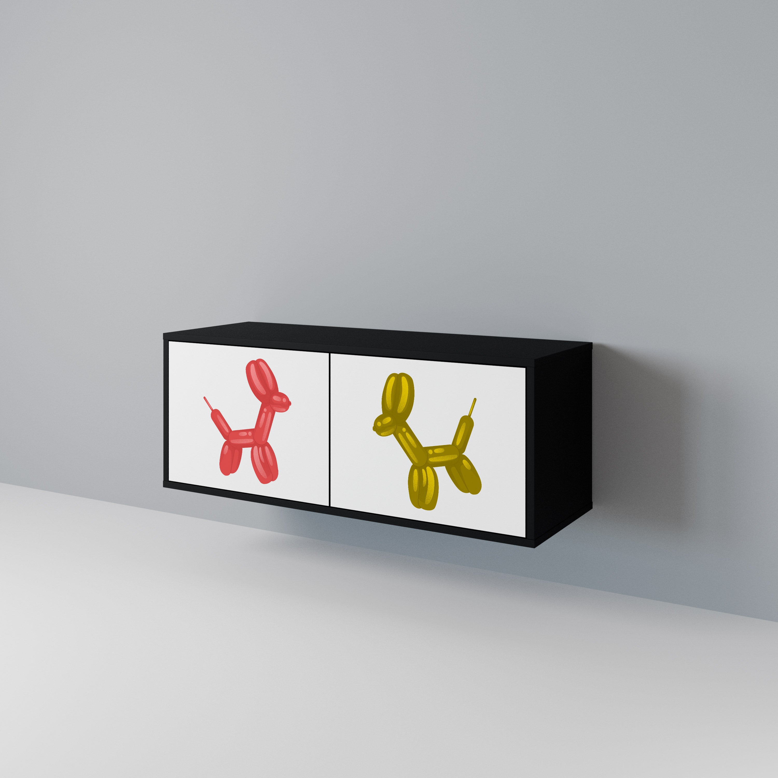 CHILDHOOD MEMORY Kompakt TV-bänk med 2 dörrar