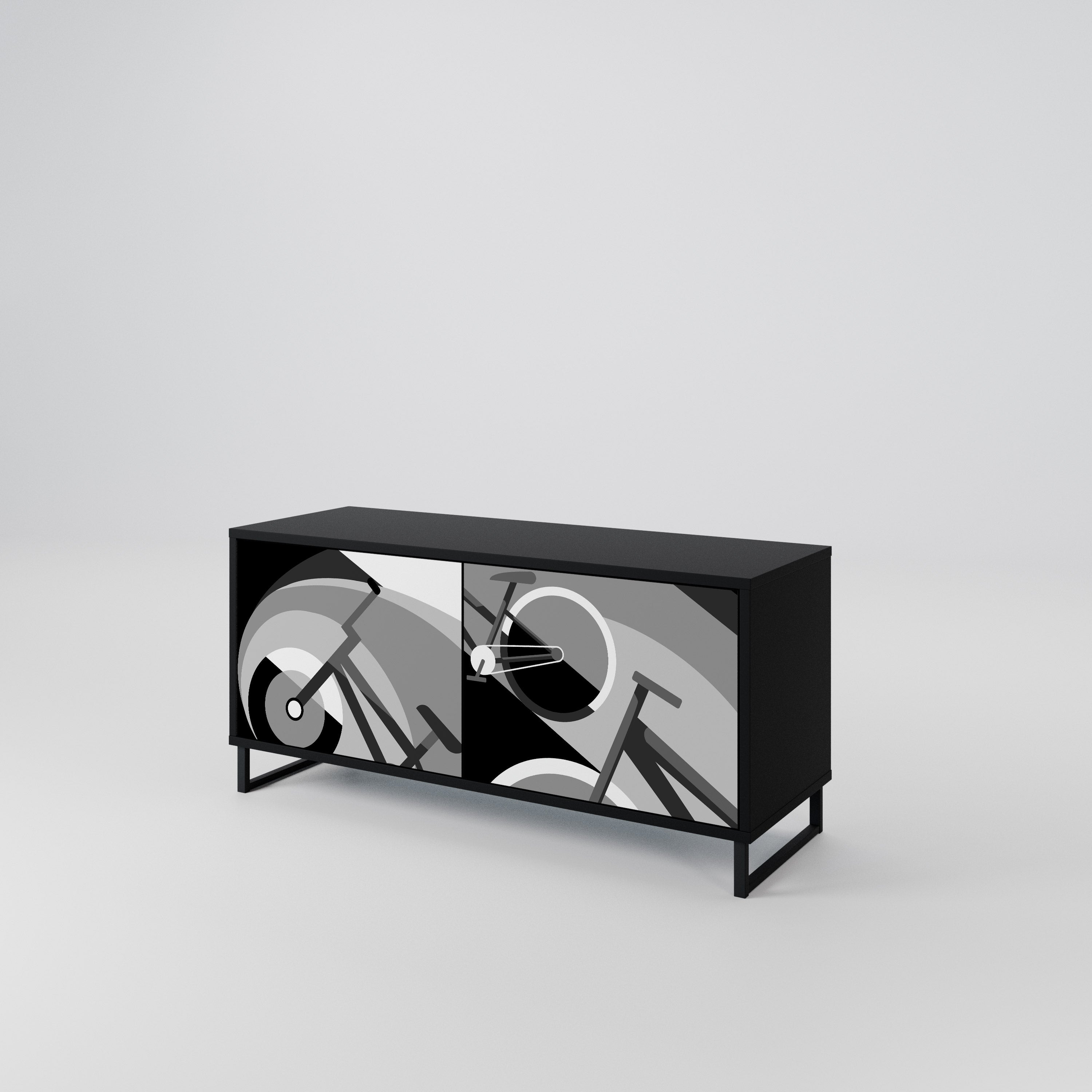 BIKE ENERGY Kompakt TV-bänk med 2 dörrar