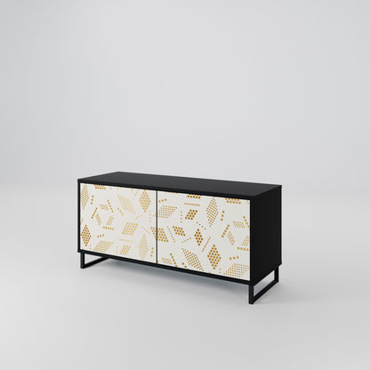 SPOTTED DAZE Compact 2-Door TV Cabinet