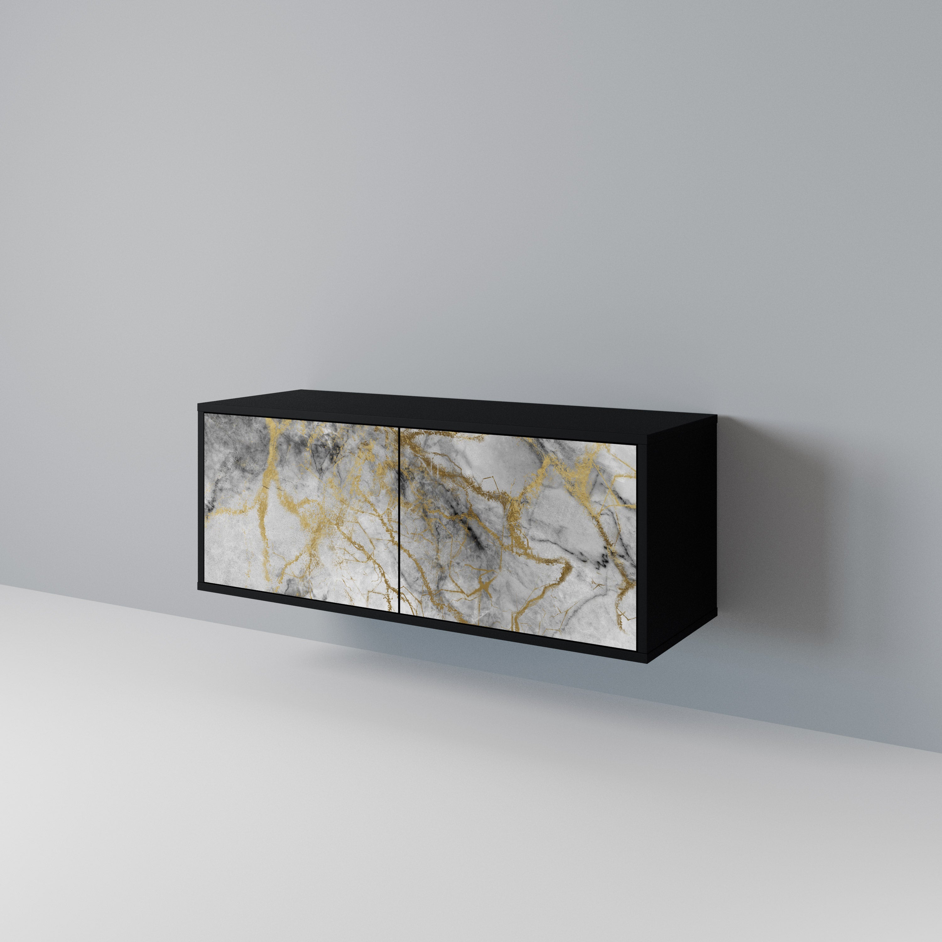 TIMELESS GLIDE Kompakt TV-bänk med 2 dörrar