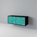 TURQUOISE RAIN Compact 2-Door TV Cabinet