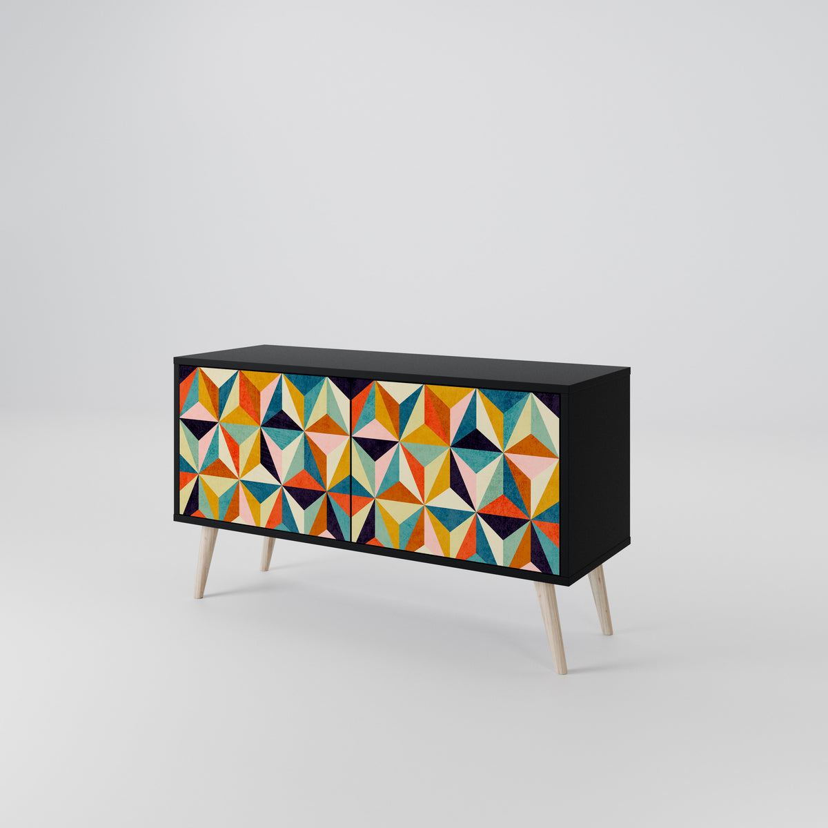 TESSELATE TREASURES Kompaktes 2-türiges TV-Lowboard