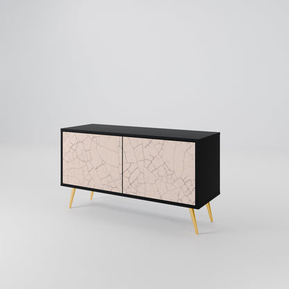 CERAMIC TEXTURE Kompakt TV-bänk med 2 dörrar