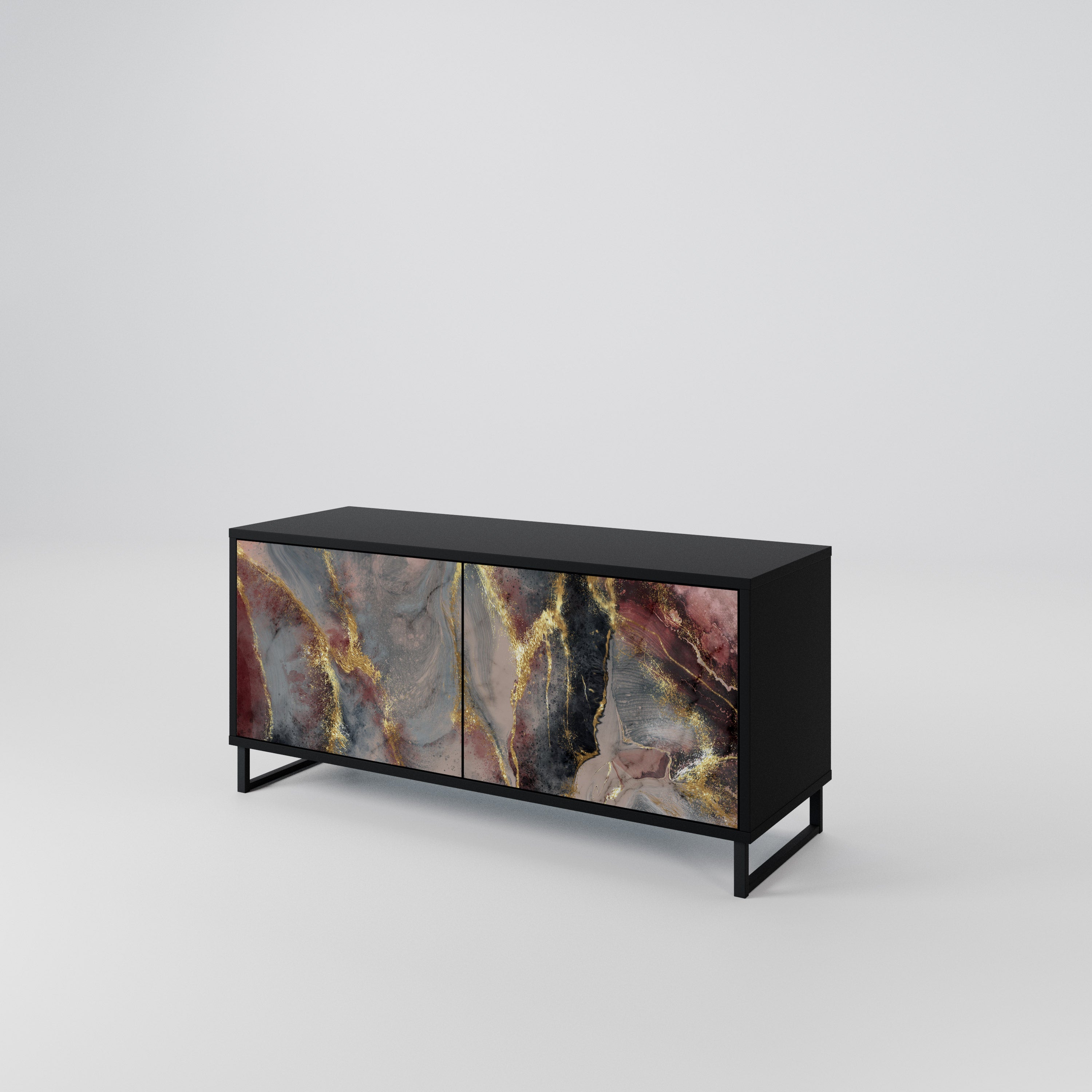 GOLDEN TIDES Συμπαγές έπιπλο τηλεόρασης 2-θυρών